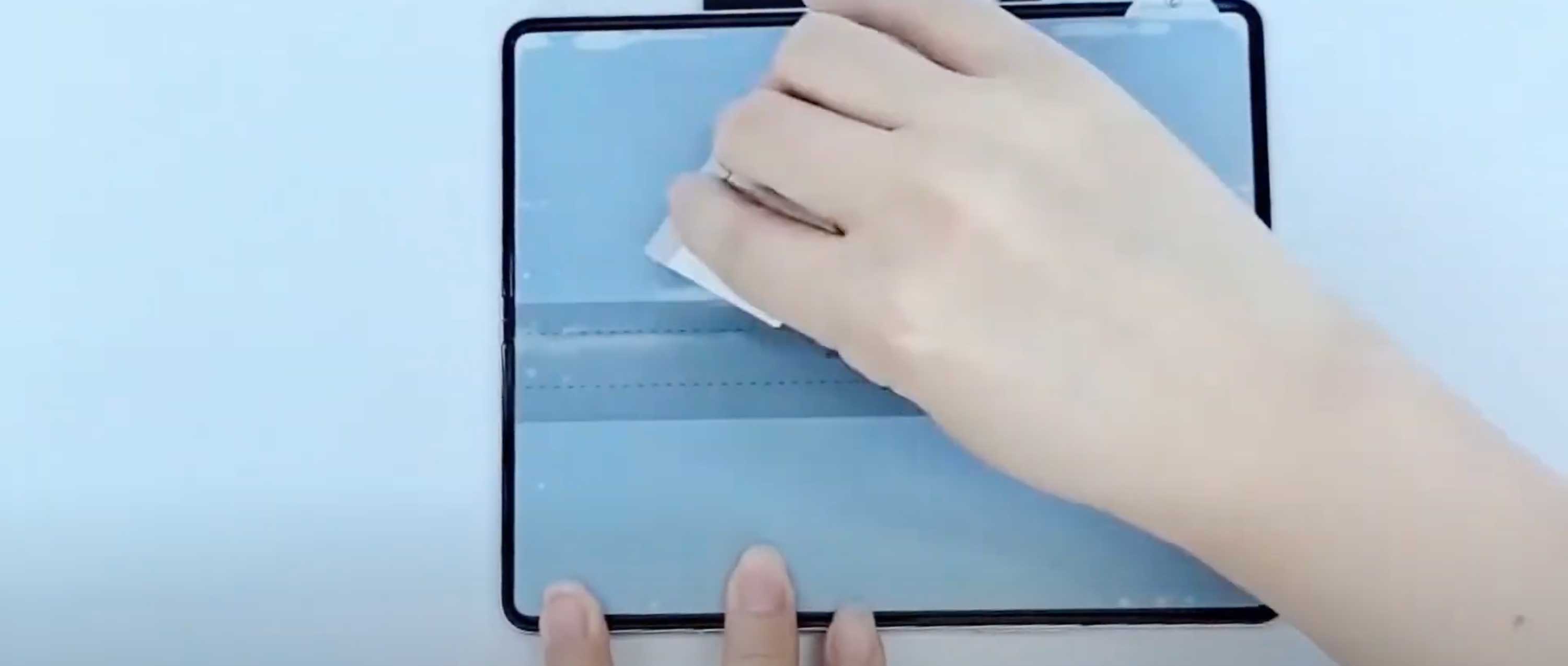 Samsung Galaxy Z Fold4 Screen Protector Installation Video