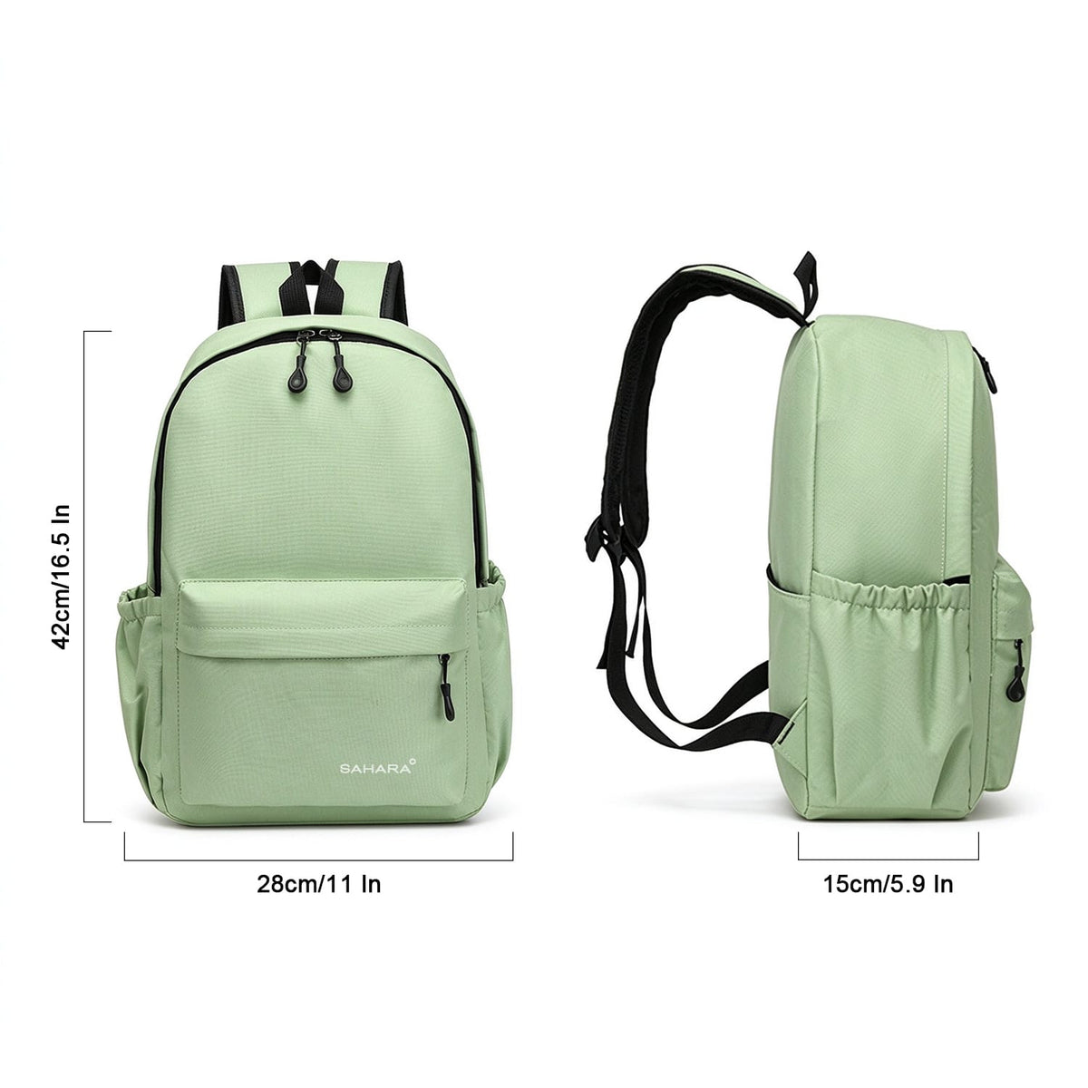Sahara 16-Inch School Backpack - Waterproof Oxford Fabric | Classic Series
