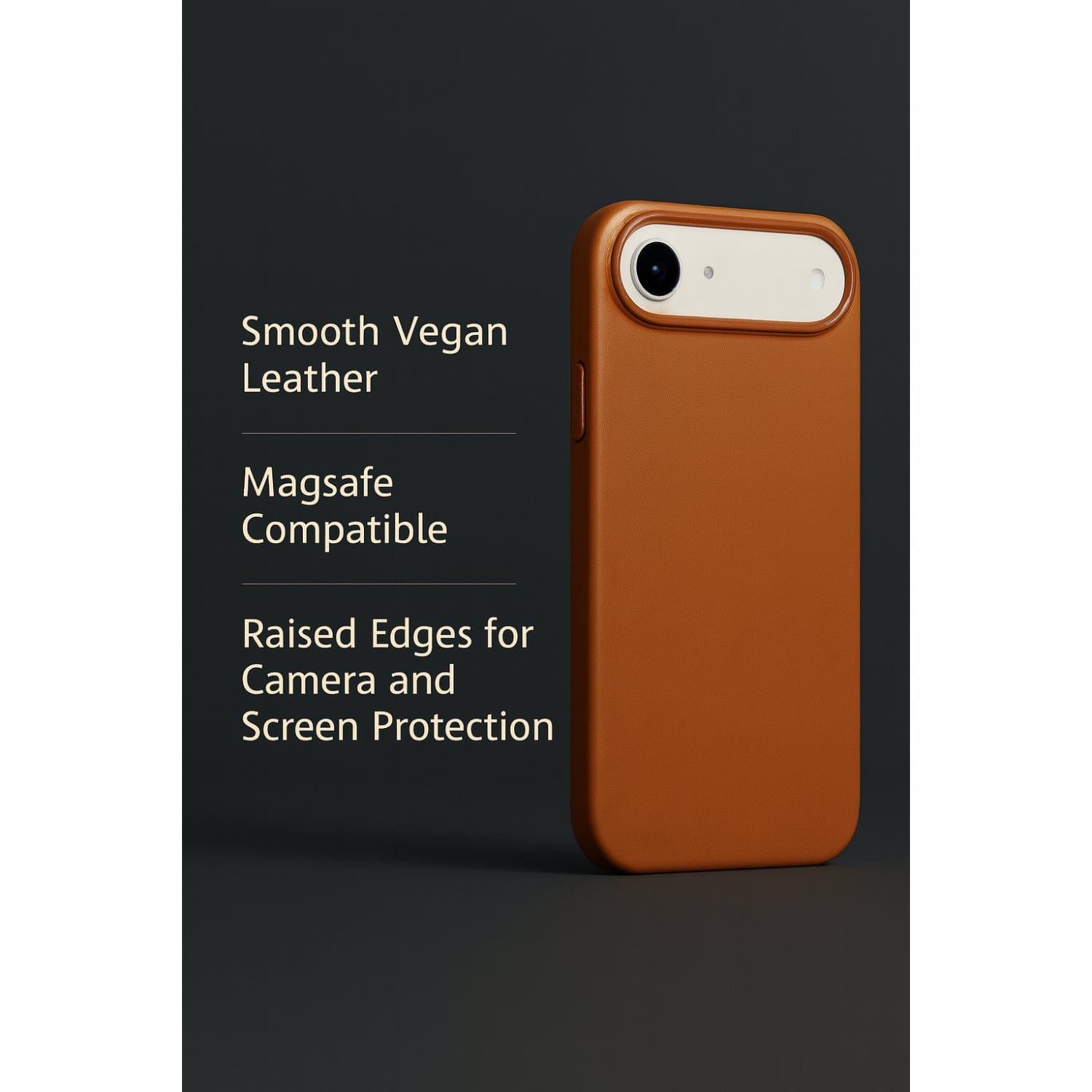 Indy Series Vegan Leather Case Compatible with Magsafe for Apple iPhone Air