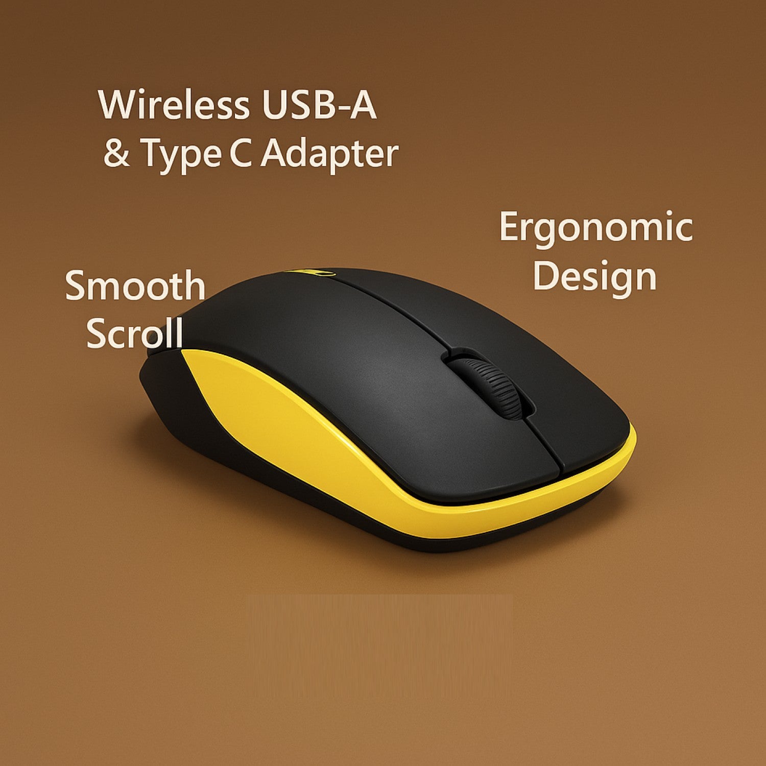 Wireless Mouse - Smooth Scroll, Comfort Fit | Navigate Series