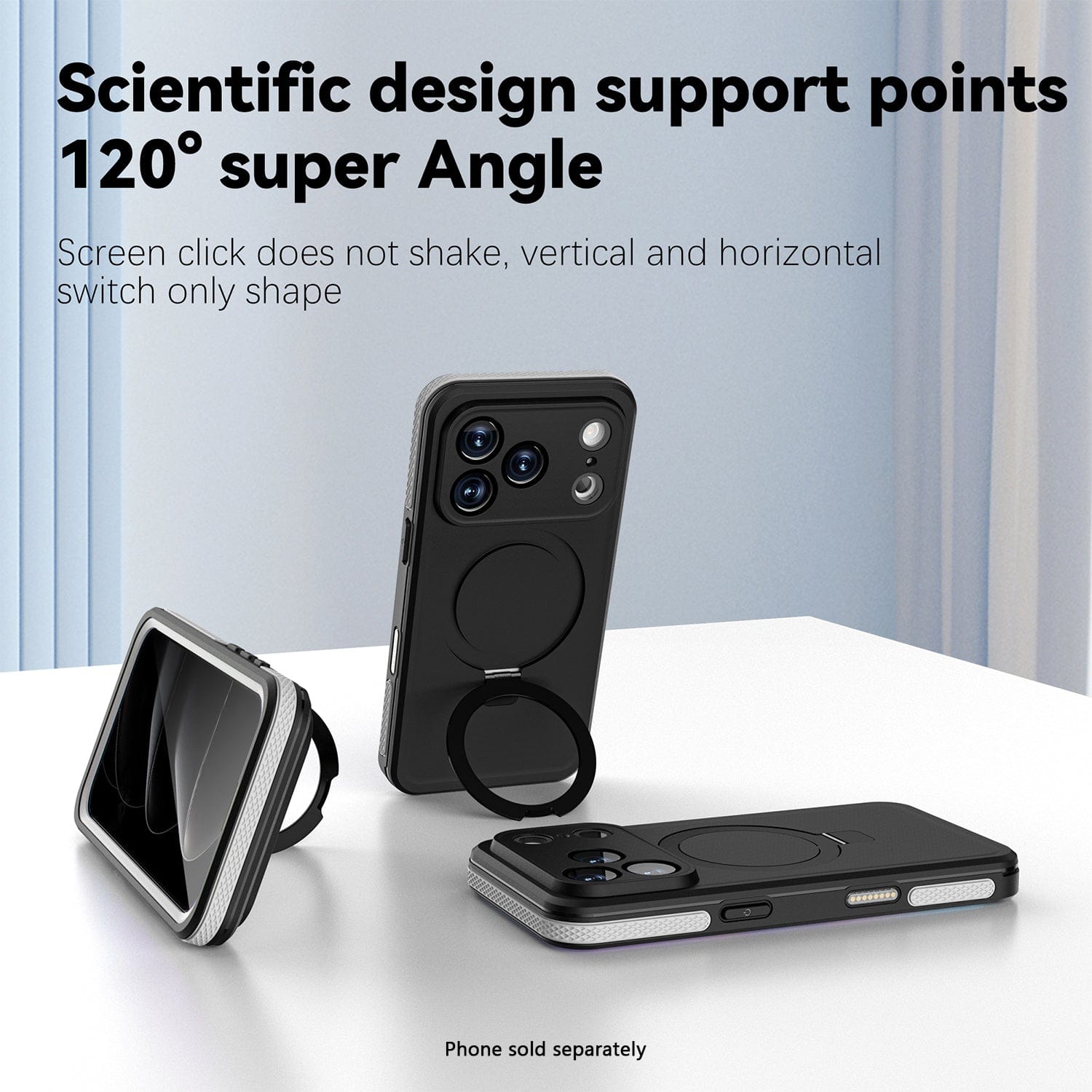 iPhone 17 Pro Max Waterproof Case - MagSafe Kickstand, Integrated Screen & Camera Protection | Oasis Series