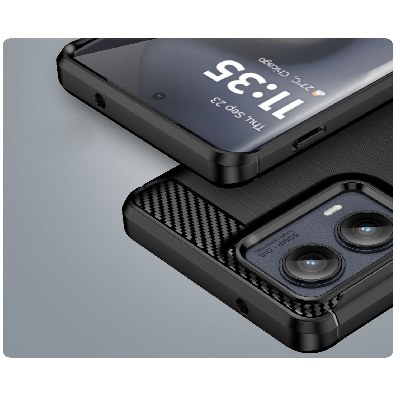 Venture Series Black Anti-Slip Case - Motorola Edge (2024)