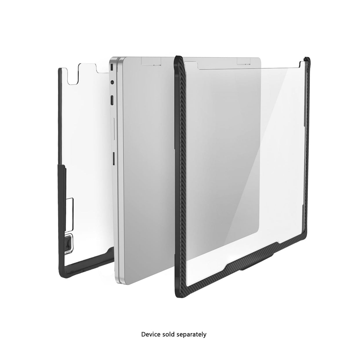 Samsung NT751QGK 15.6-inch 2-in-1 Case - Medium-Duty 360° PC + TPU Protection, Clear