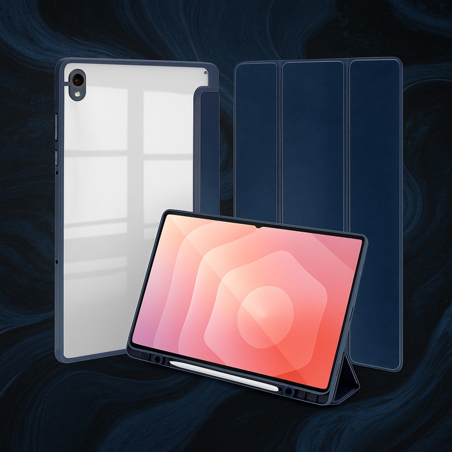 Samsung Galaxy Tab S11 Case - Slim Folio with Transparent Back | Venture Series