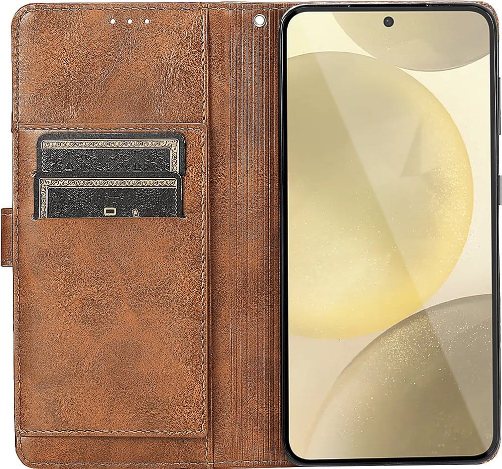 Indy Series Genuine Leather Wallet Case - Galaxy S24+