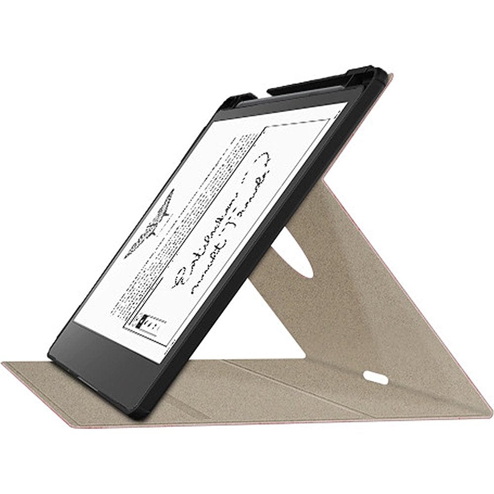 Pink Leather Bi-Fold Folio Case - reMarkable 2