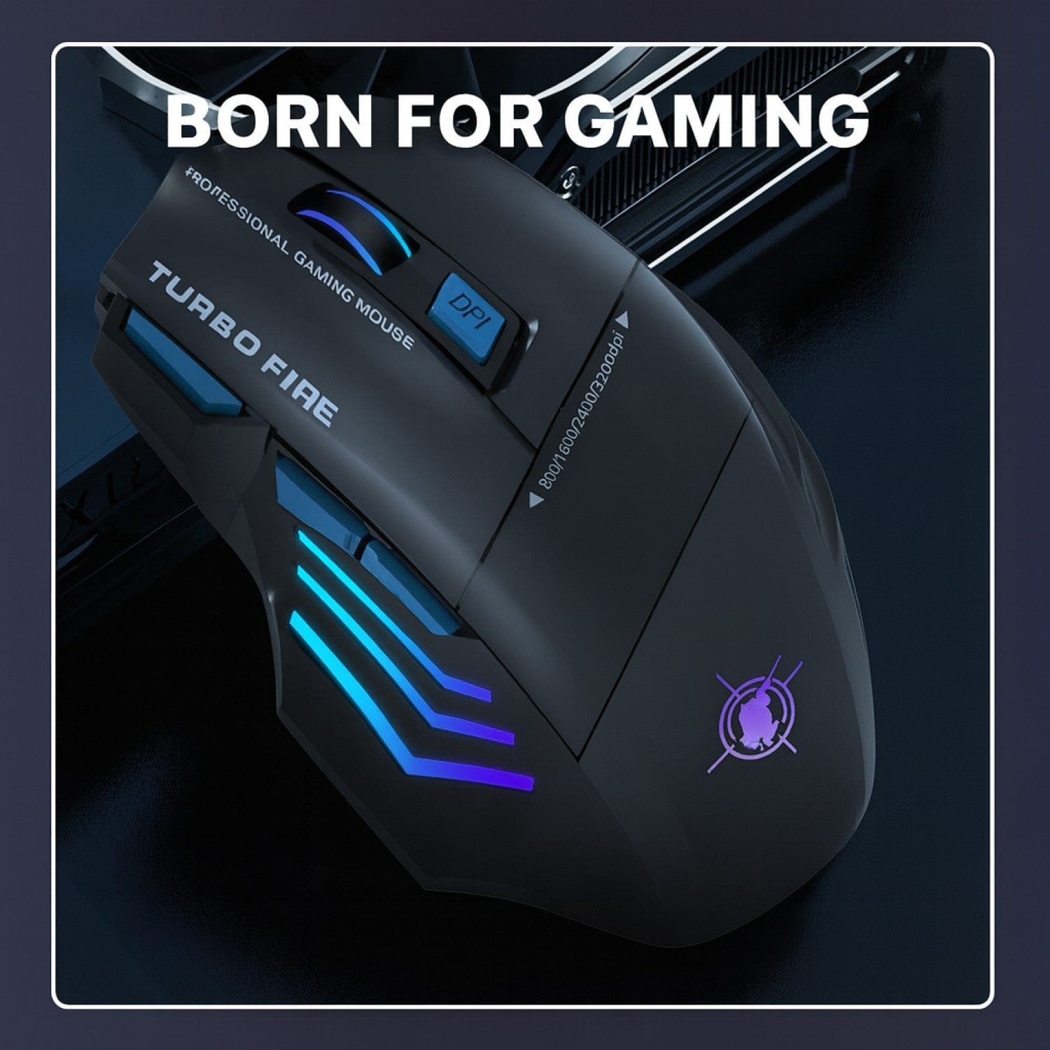 Wired Gaming Mouse - RGB LED 7-Button Precision Control | Axis Pro