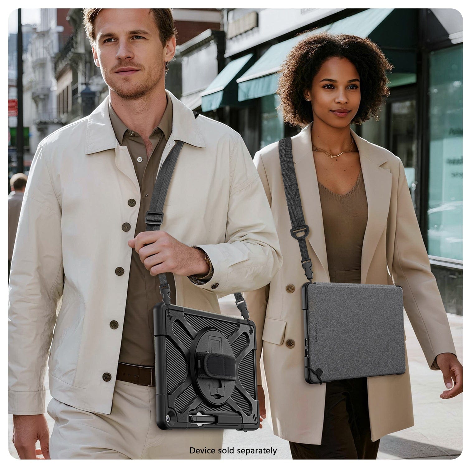Microsoft Surface Pro 12" Case - Heavy-Duty with Hand & Shoulder Strap | Raider-X Series