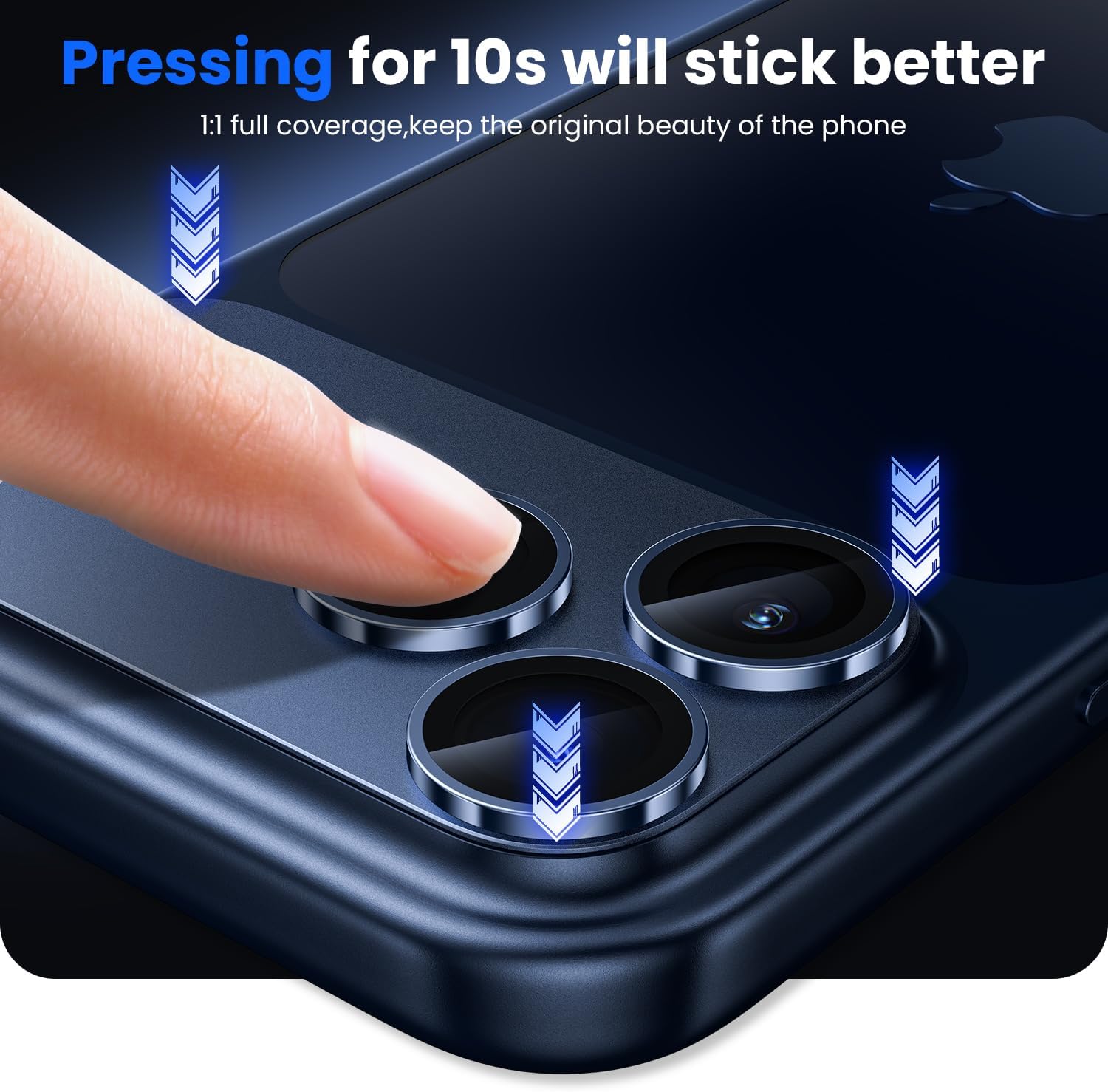Apple iPhone 17 Pro Max Camera Protector - Strong Titanium (2-Pack) | ZeroDamage