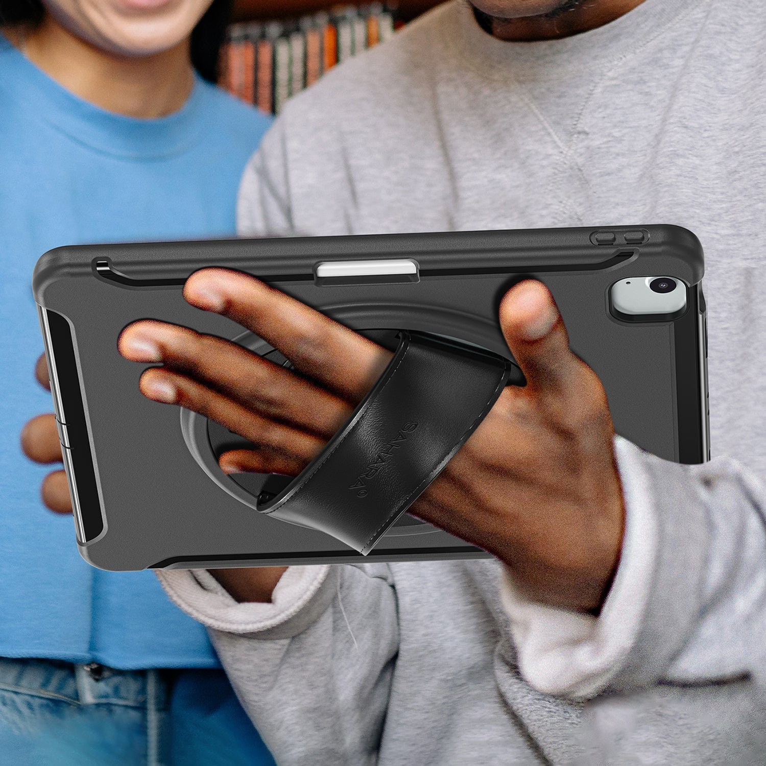 Raider Series Heavy Duty Hand Strap Case - Apple iPad Air 13" (M2 2024/M3 2025)