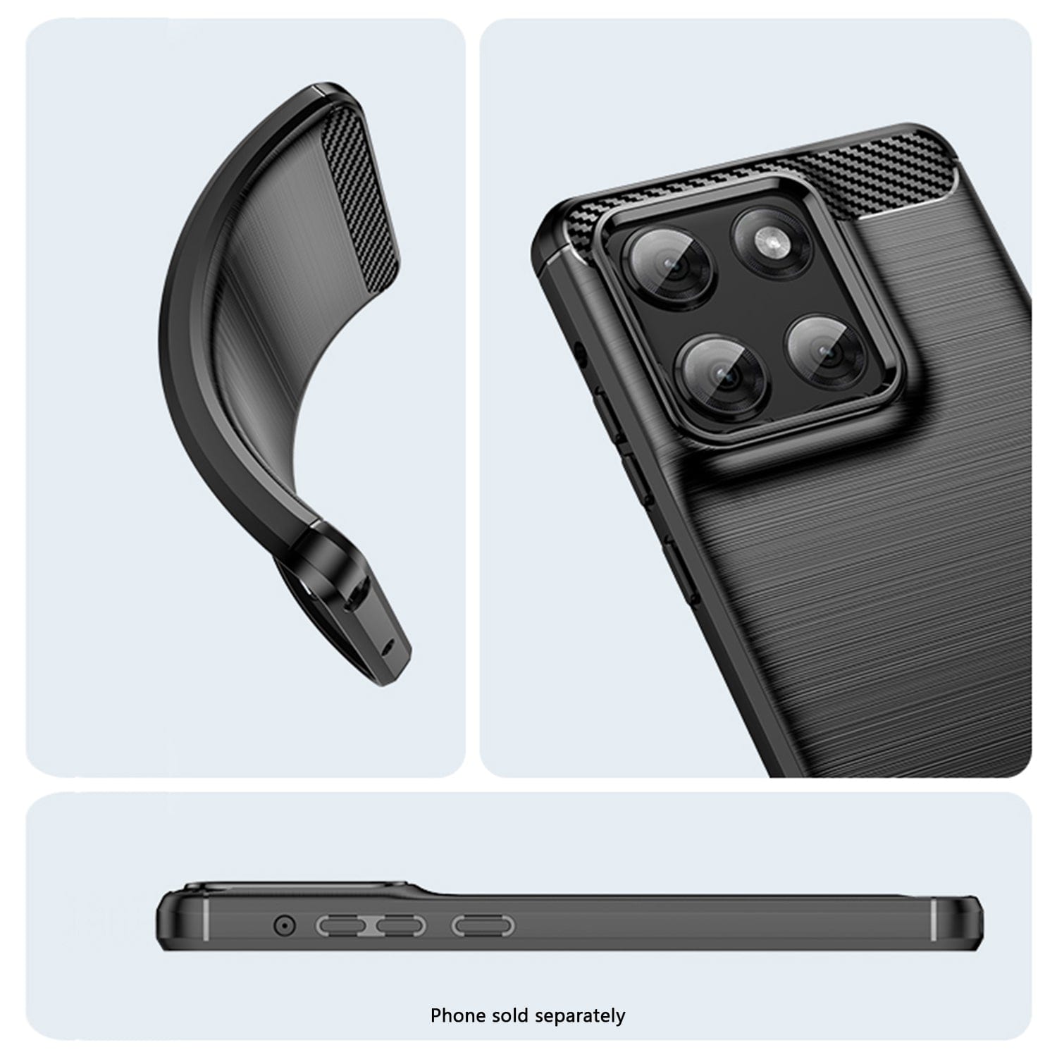 Motorola G Stylus 5G (2025) Flex Anti-Slip Case - Ergonomic Closed-Button Design | Venture Series