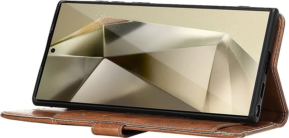 Indy Series Genuine Leather Wallet Case - Galaxy S24 Ultra