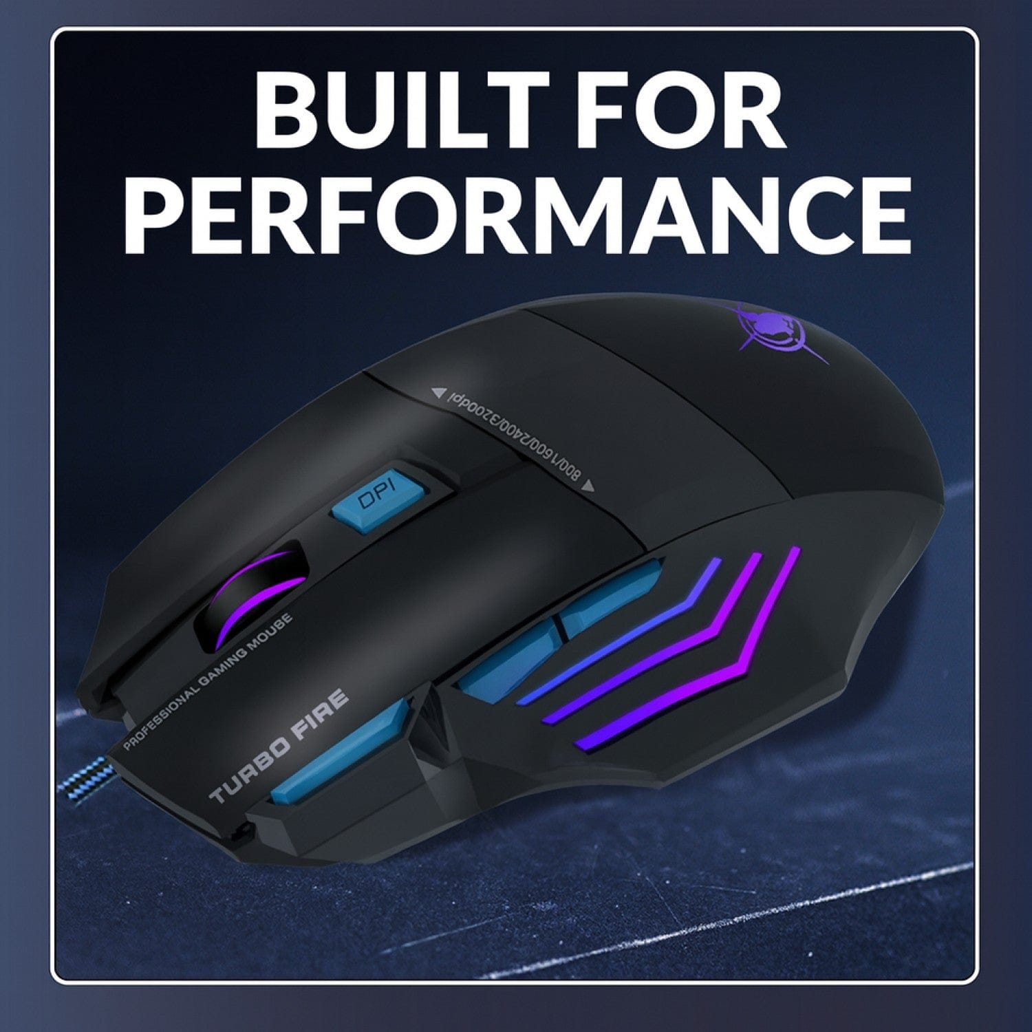 Wired Gaming Mouse - RGB LED 7-Button Precision Control | Axis Pro