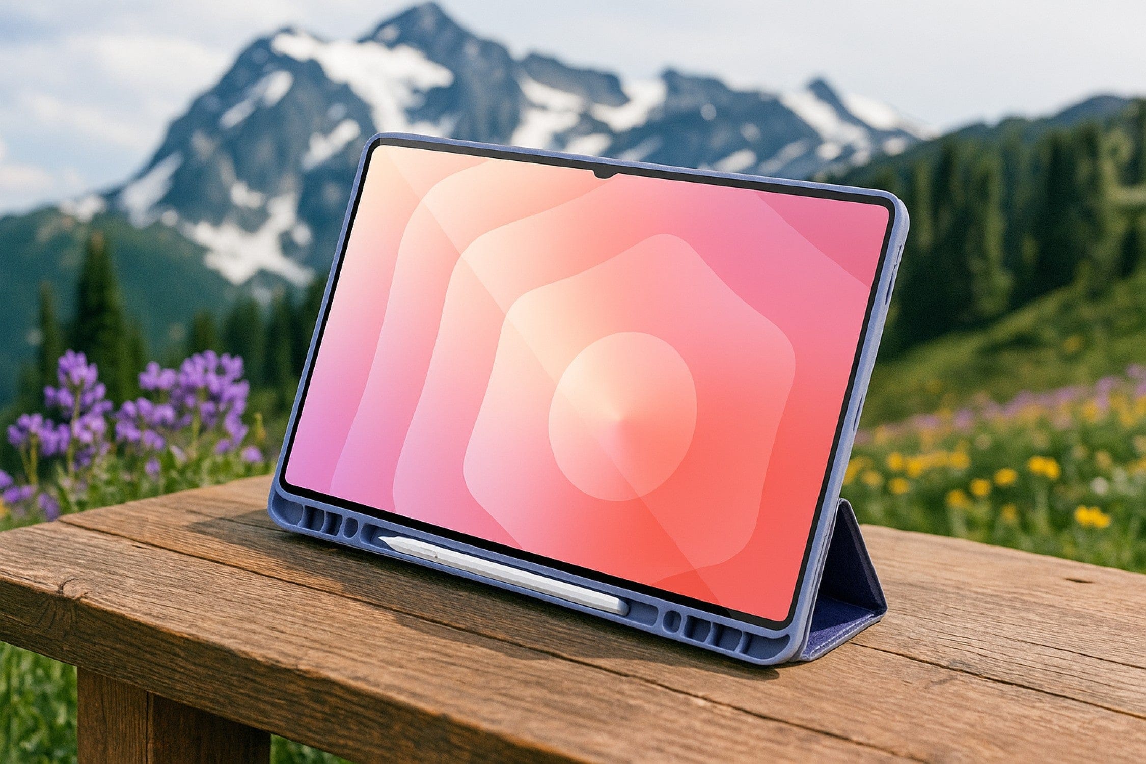 Samsung Galaxy Tab S11 Case - Slim Folio with Transparent Back | Venture Series