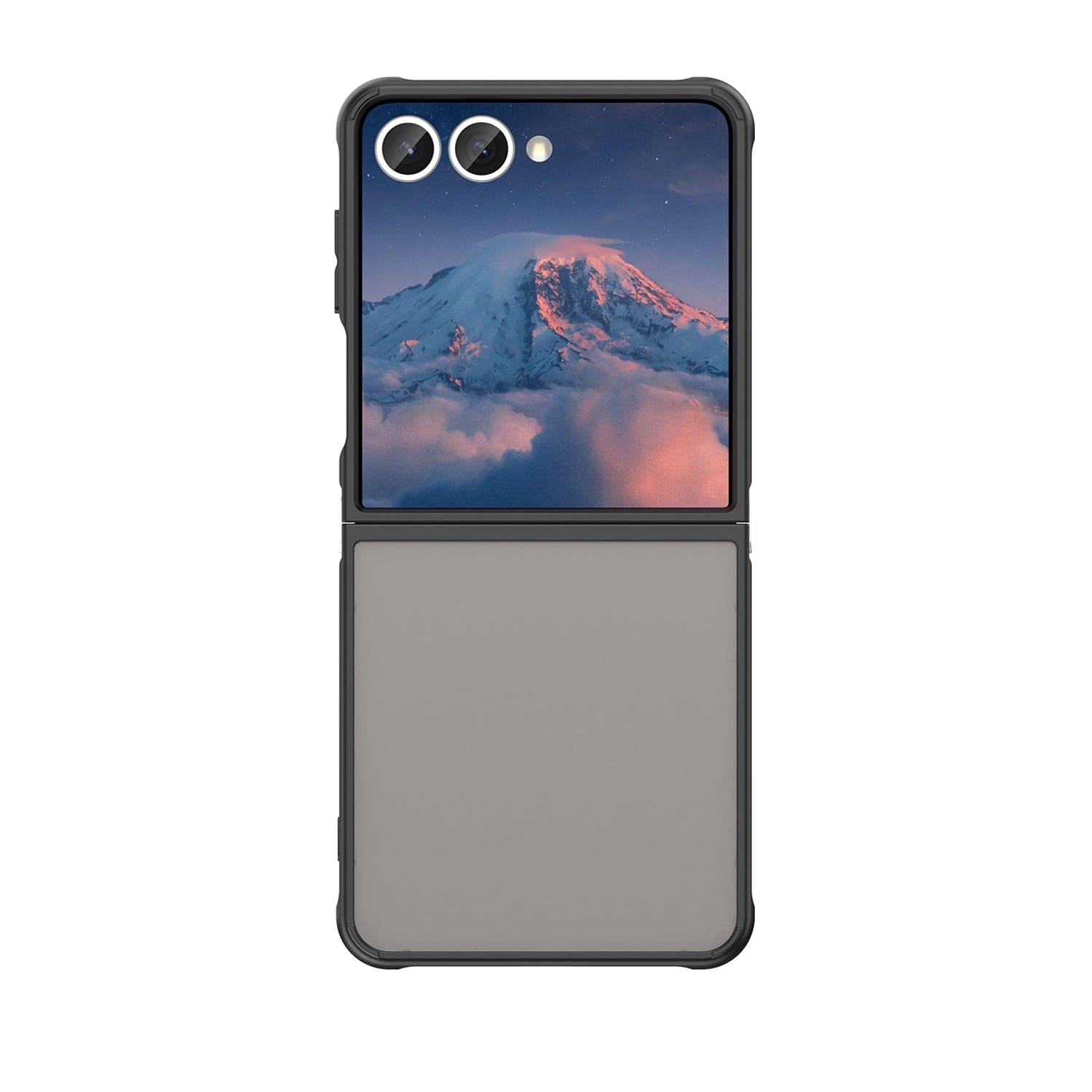 Samsung Galaxy Z Flip7 Semi Transparent Case - Anti-Slip Grip, Slim Design | Venture Series, Scorpion Black Samsung Galaxy Z Flip7 Semi Transparent Case - Anti-Slip Grip, Slim Design | Venture Series, Scorpion Black