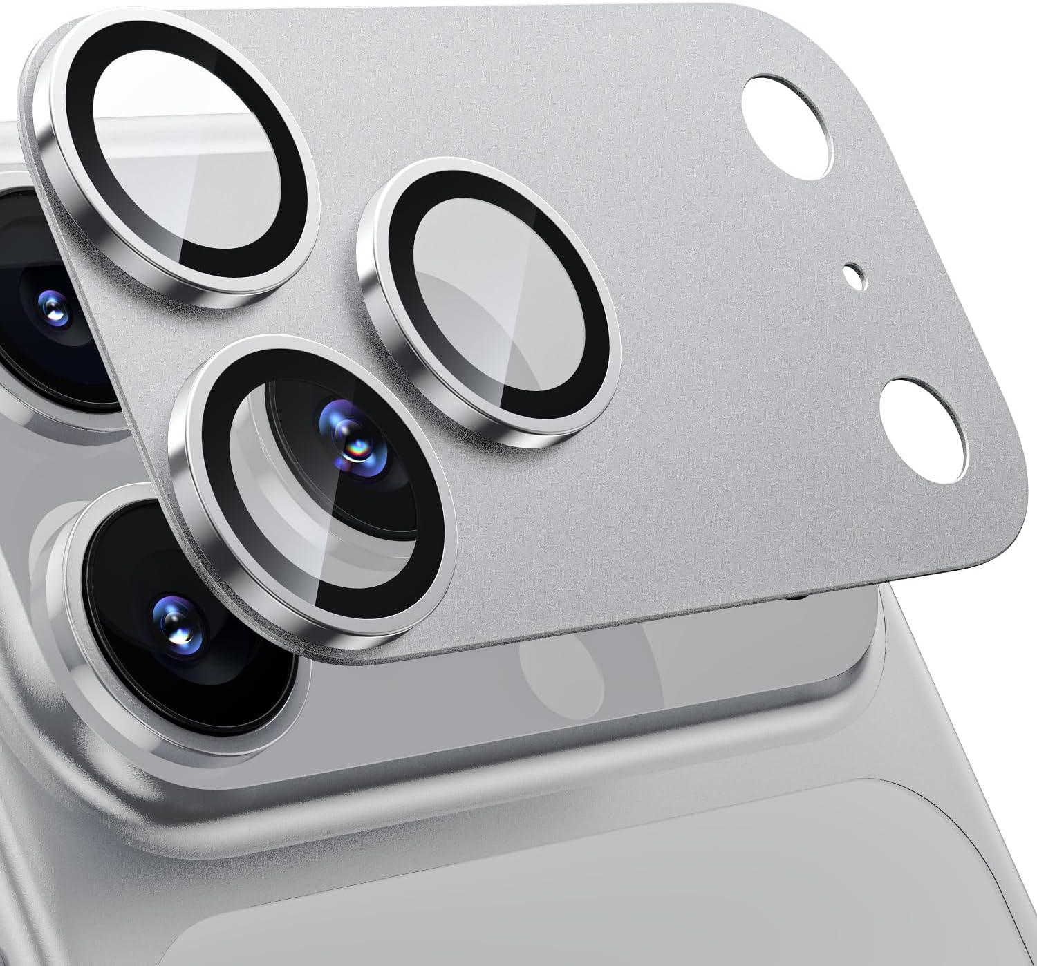 Apple iPhone 17 Pro Max Camera Protector - Strong Titanium (2-Pack) | ZeroDamage