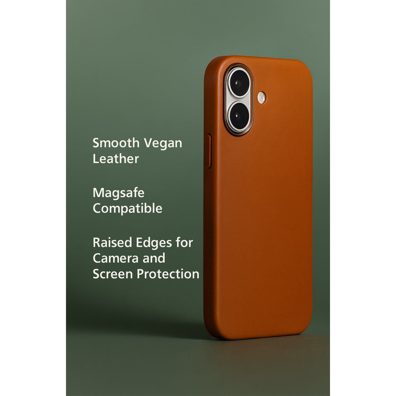 Indy Series Vegan Leather Case Compatible with Magsafe for Apple iPhone 17