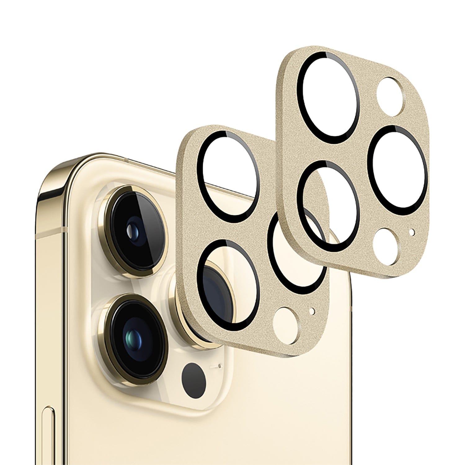 ZeroDamage HD Flexible Glass Camera Lens Protector (2-Pack) - iPhone 14 Pro and Pro Max