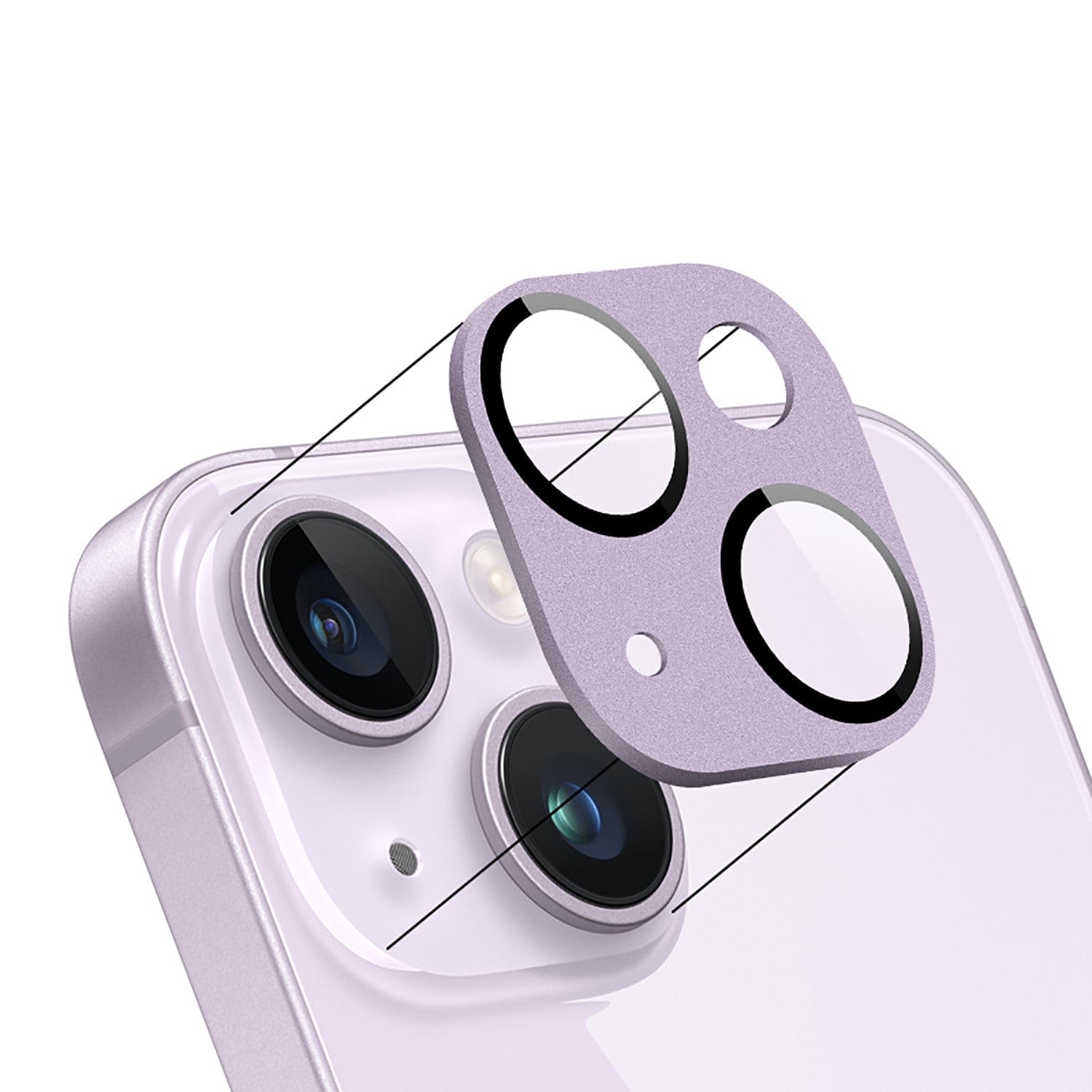 ZeroDamage Camera Lens Protector for Apple iPhone 14 and iPhone 14 Plus (2-Pack)