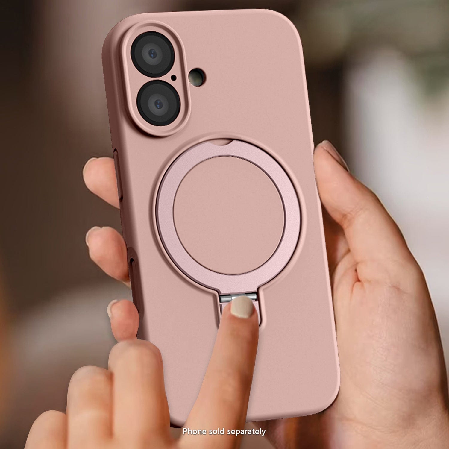 iPhone 17 Case with Built-In Kickstand Silicone Anti-Slip Design, Compatible with Magsafe | Venture Series