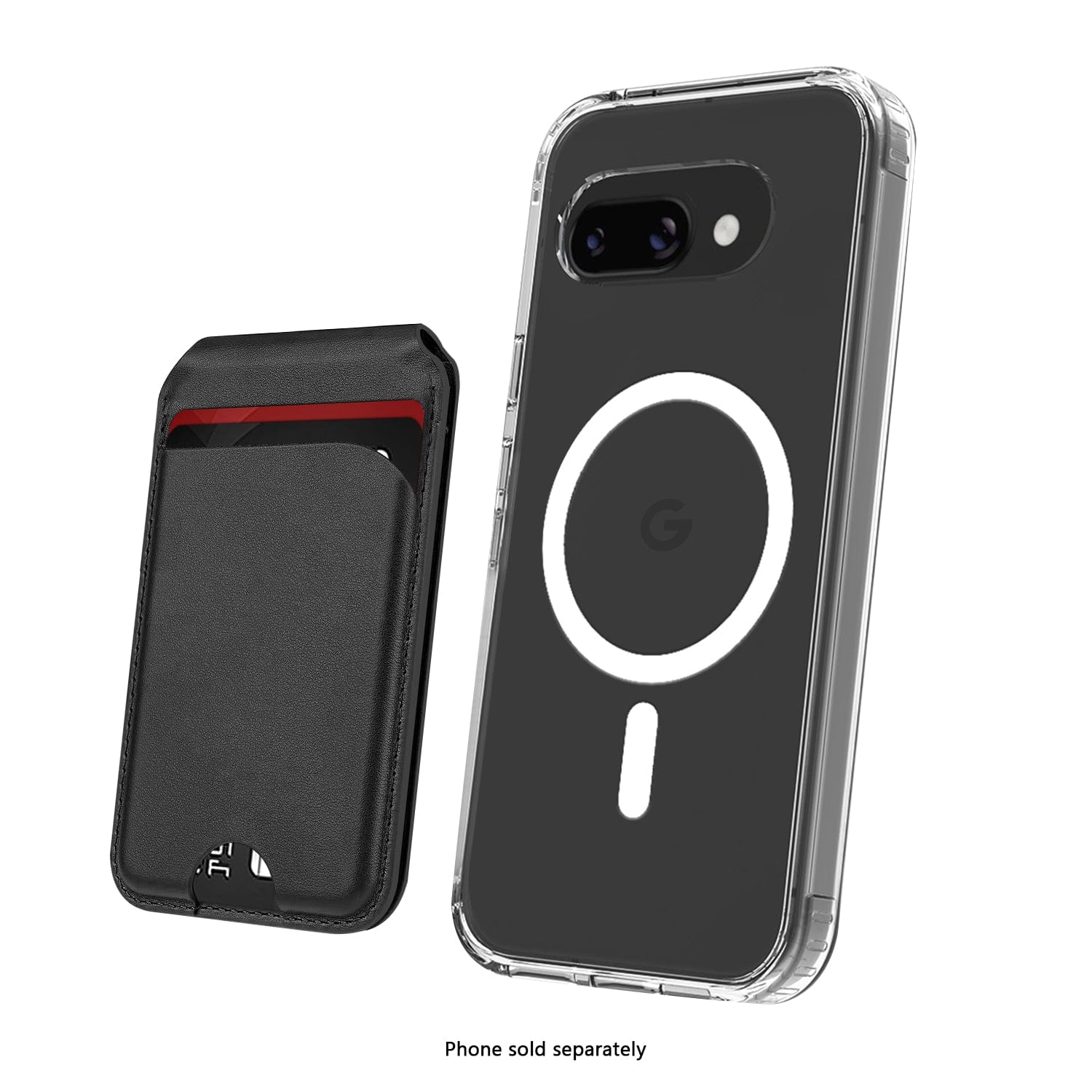 Google Pixel 9a Clear Case – Removable Wallet, MagSafe | Venture Series