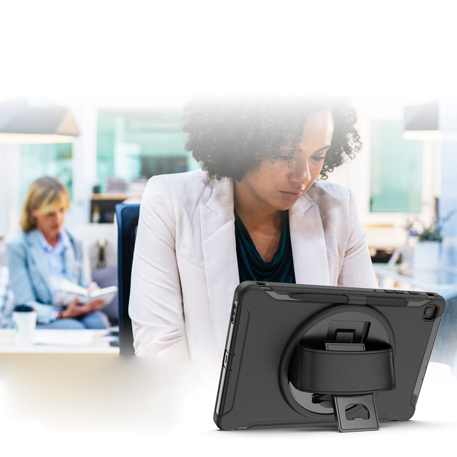 Raider Series Heavy Duty Hand Strap Case - Galaxy Tab S6 Lite