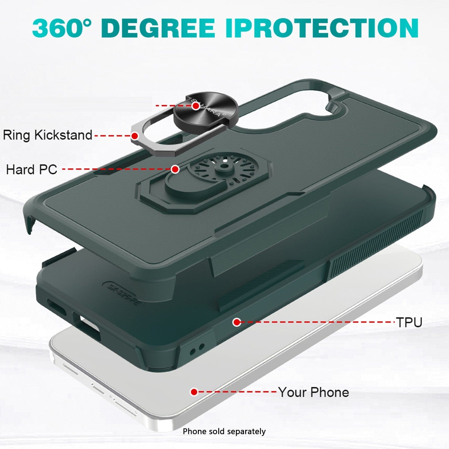 Samsung Galaxy S25 FE Case – Heavy-Duty Kickstand | Raider Series