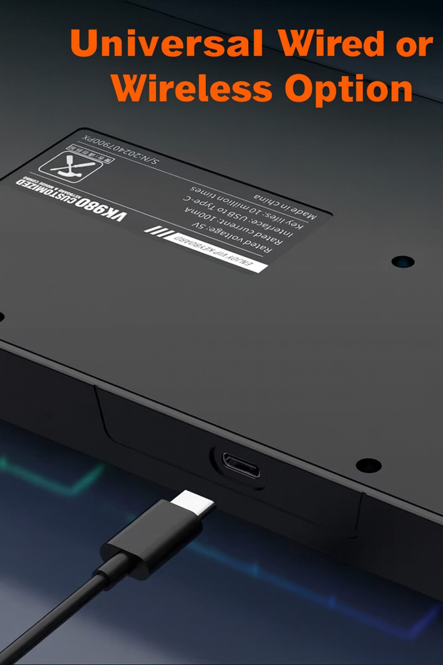 Wired Gaming Keyboard & Mouse Combo - 98 Keys, Anti-Ghosting Multi-Key, 7-RGB Backlights