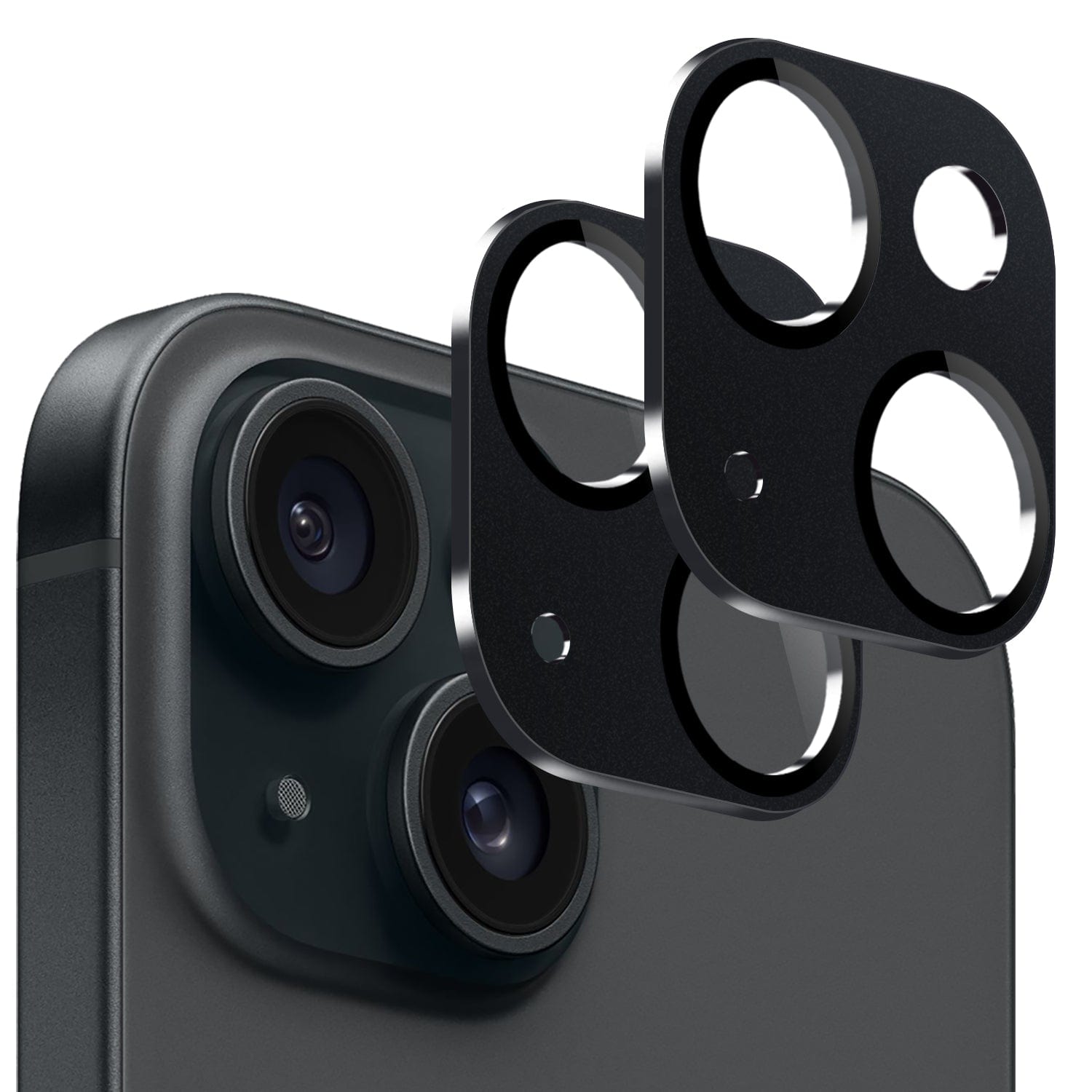 iPhone 15/15 Plus Camera Lens Protector - Flexible Glass, 2-Pack | ZeroDamage