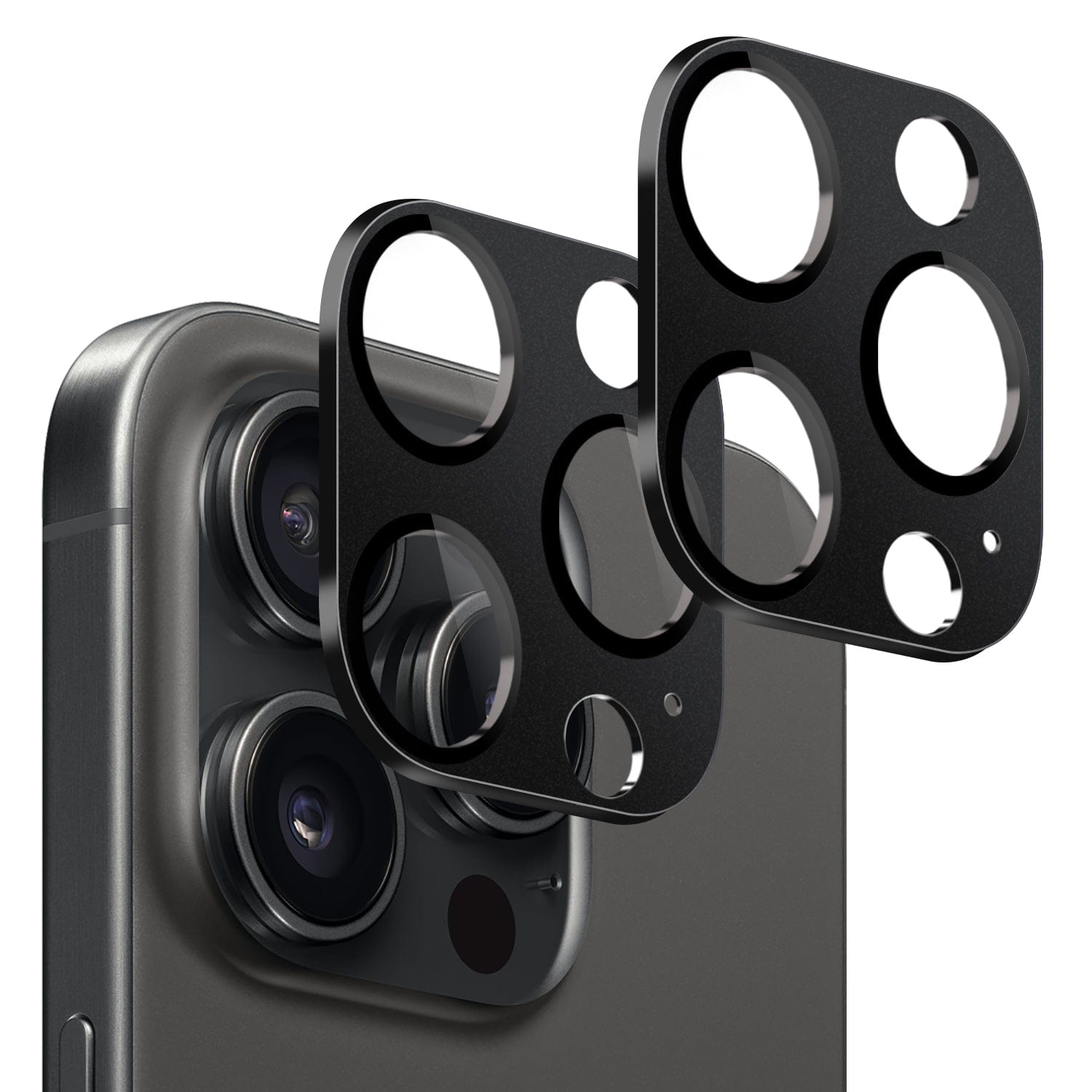 iPhone 15 Pro/Pro Max Camera Lens Protector - Ultra-Clear Glass, 2-Pack | ZeroDamage