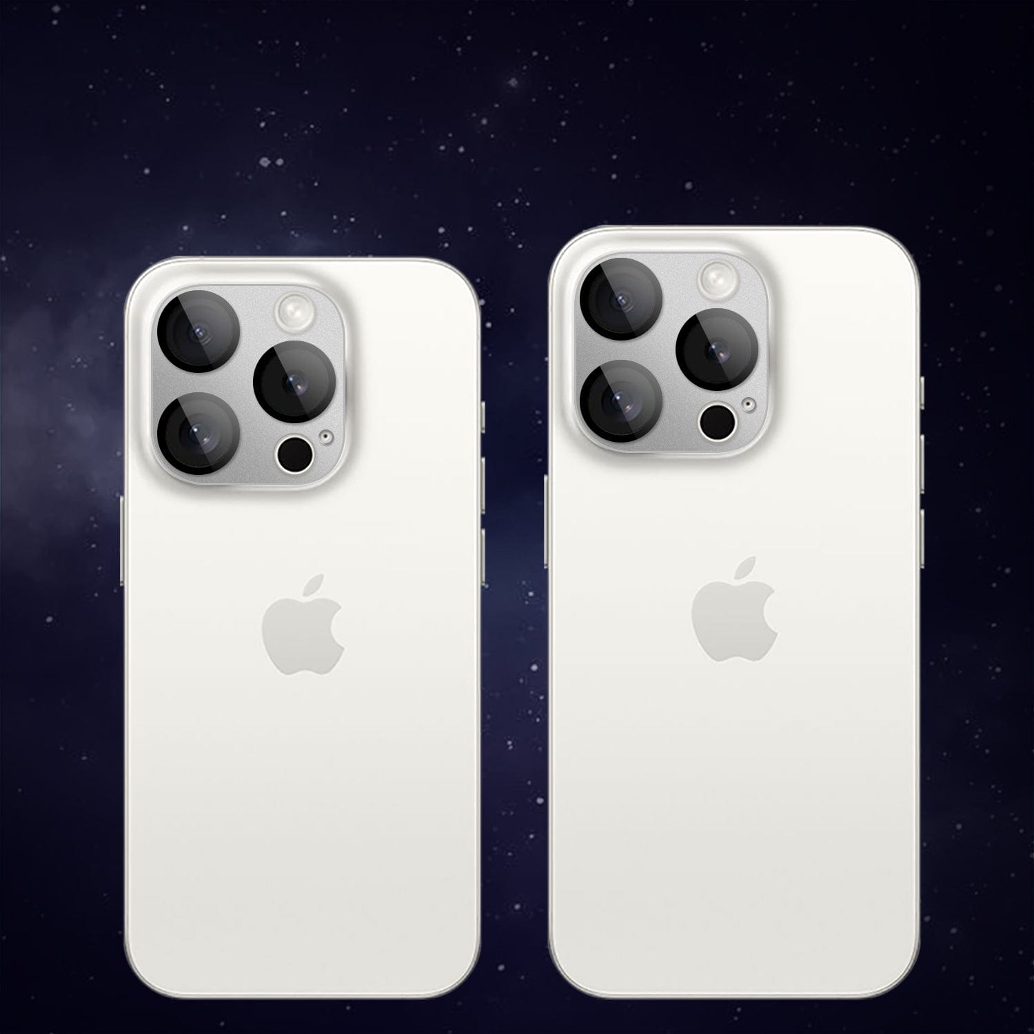 ZeroDamage HD Flexible Glass Camera Lens Protector for iPhone 15 Pro/15 Pro Max (2-Pack)