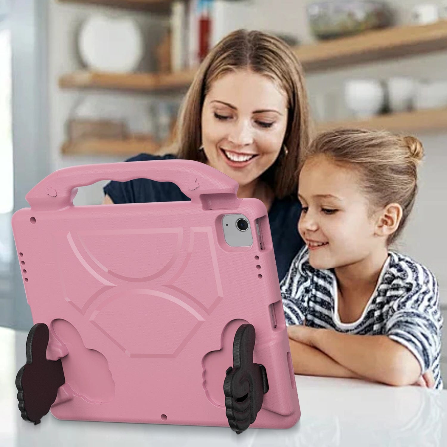 iPad Pro 13-inch (M4 / M5) / iPad Air 13-inch (M2 / M3 / M4) / iPad Pro 12.9-inch (2018–2022) Case - Kid Proof Thumbs-Up Kickstand | Wander Series