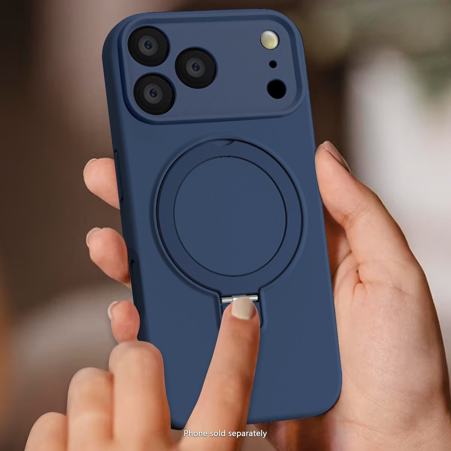 iPhone 17 Pro Case with Built-In Kickstand - Silicone Anti-Slip Design, Compatible with Magsafe | Venture Series