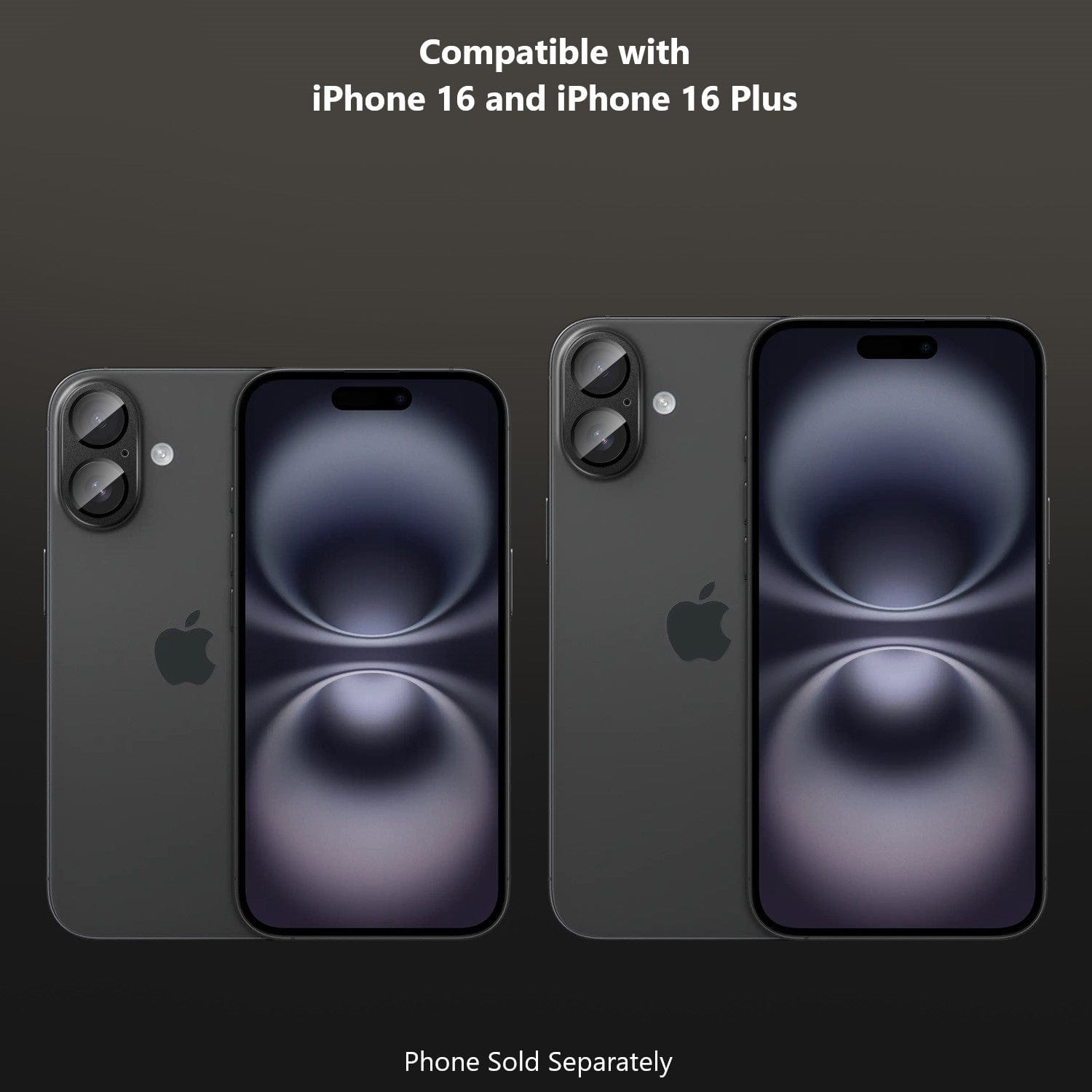 iPhone 16/16 Plus Camera Lens Protector - Flexible Glass, 2-Pack | ZeroDamage