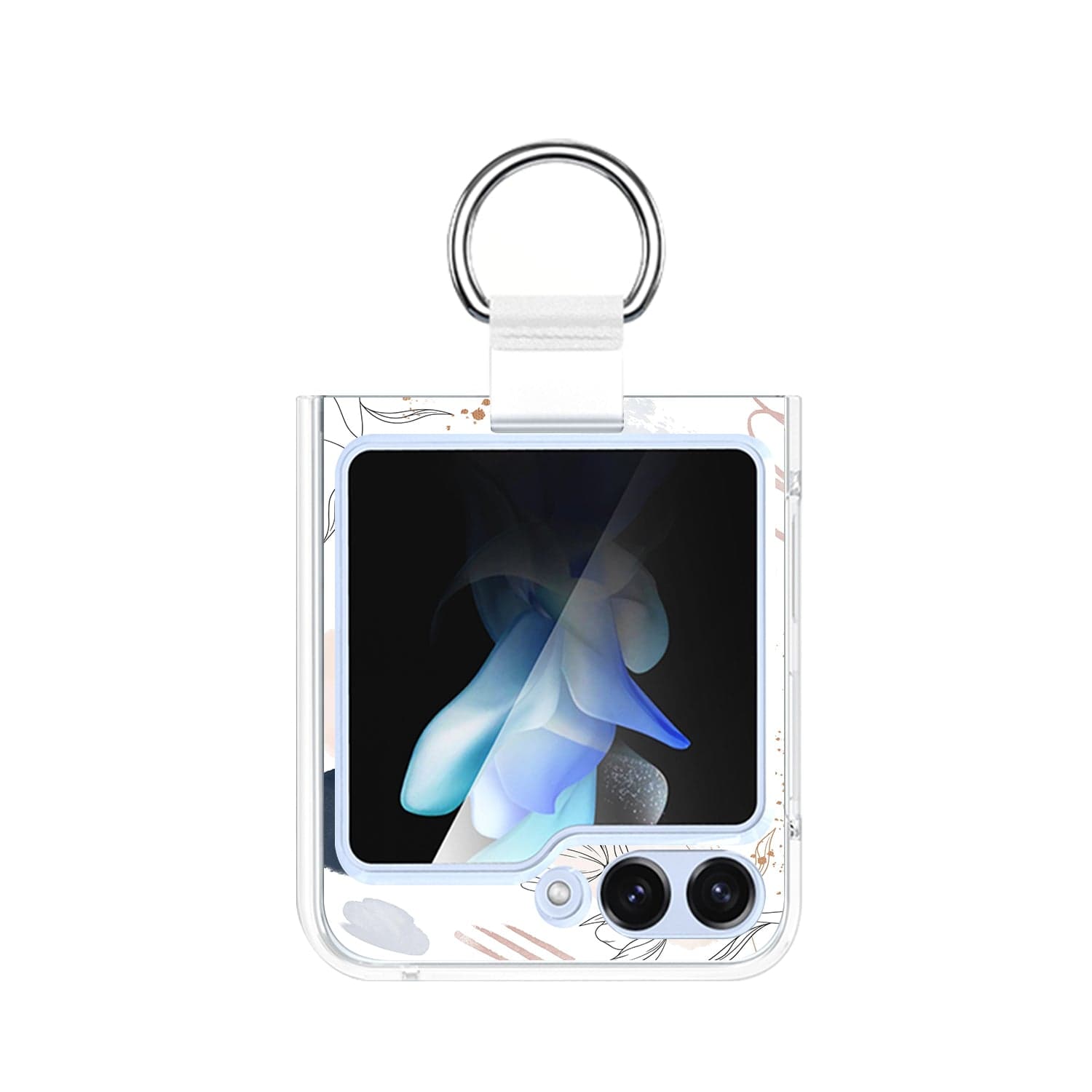 Inspire Series Floral Hard Shell Case with Ring - Samsung Galaxy Z Flip6