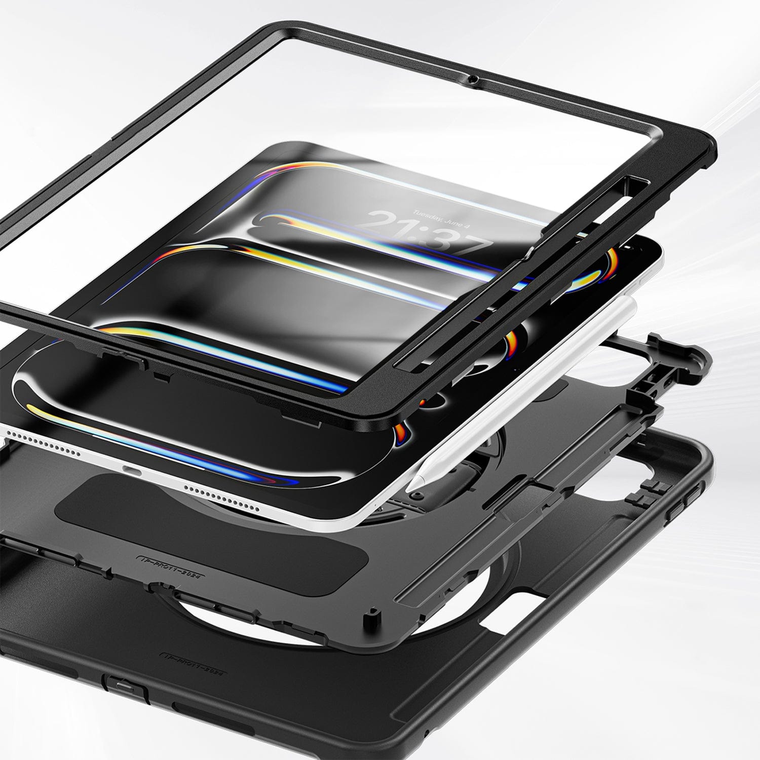 iPad Pro 13" (M4 2024 / M5 2025) Case - Heavy-Duty, Hand Strap | Raider Series