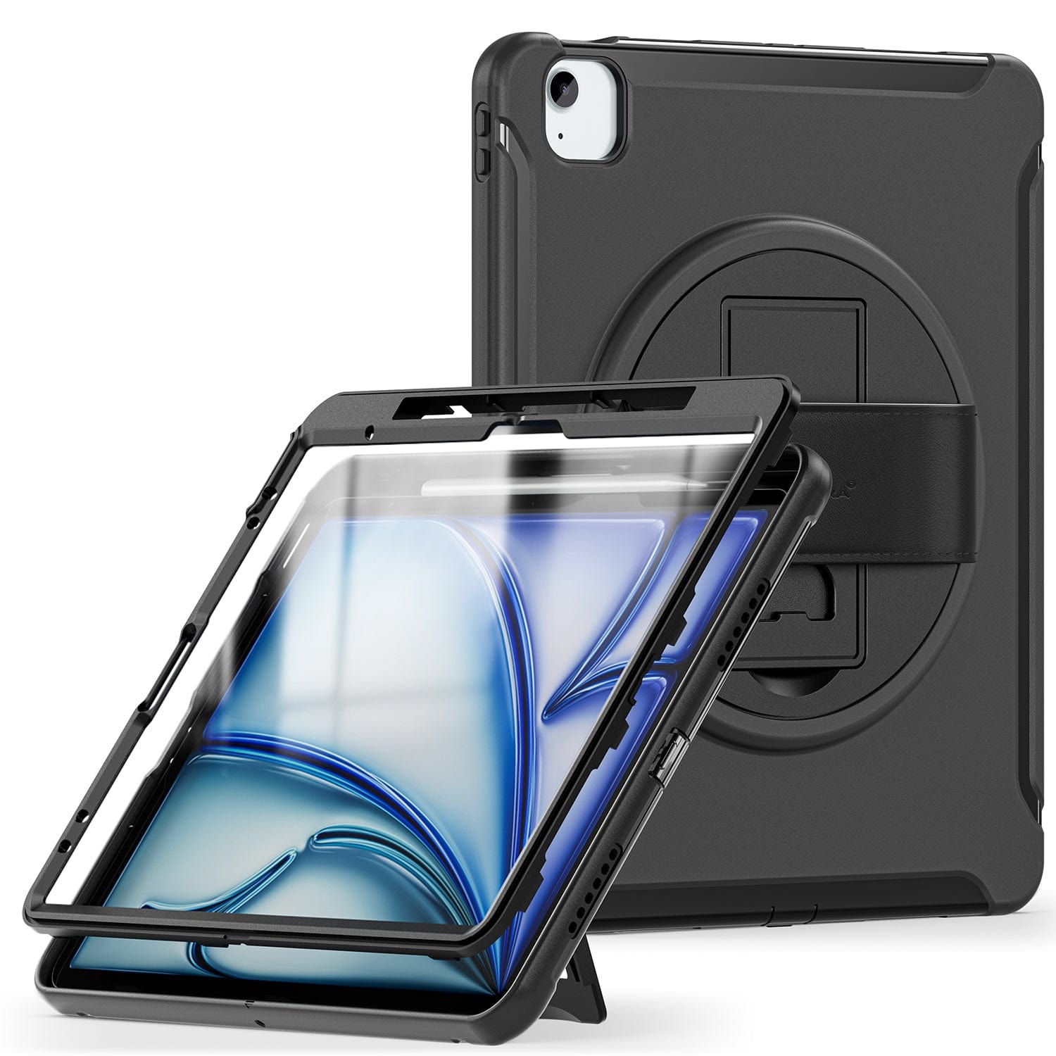 Raider Series Heavy Duty Hand Strap Case - Apple iPad Air 13" (M2 2024/M3 2025)