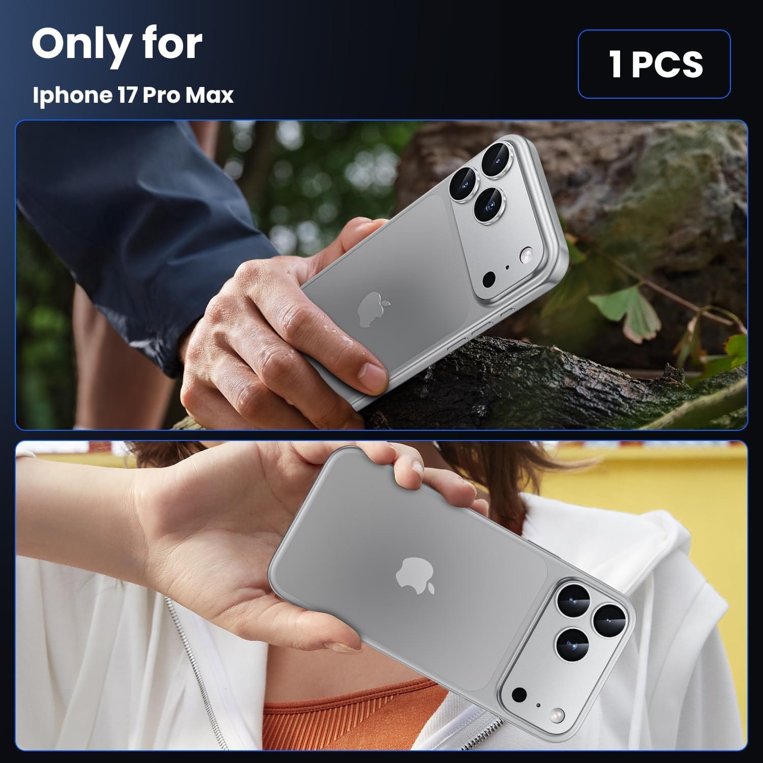 iPhone 17 Pro Max Camera Protector - Strong Titanium (2-Pack) | ZeroDamage