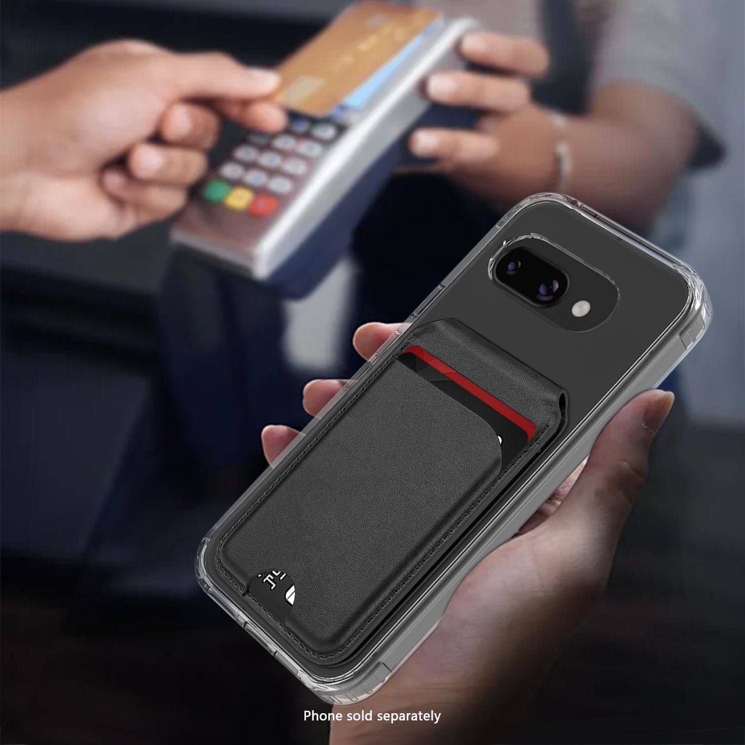 Google Pixel 9a Clear Case – Removable Wallet, MagSafe | Venture Series