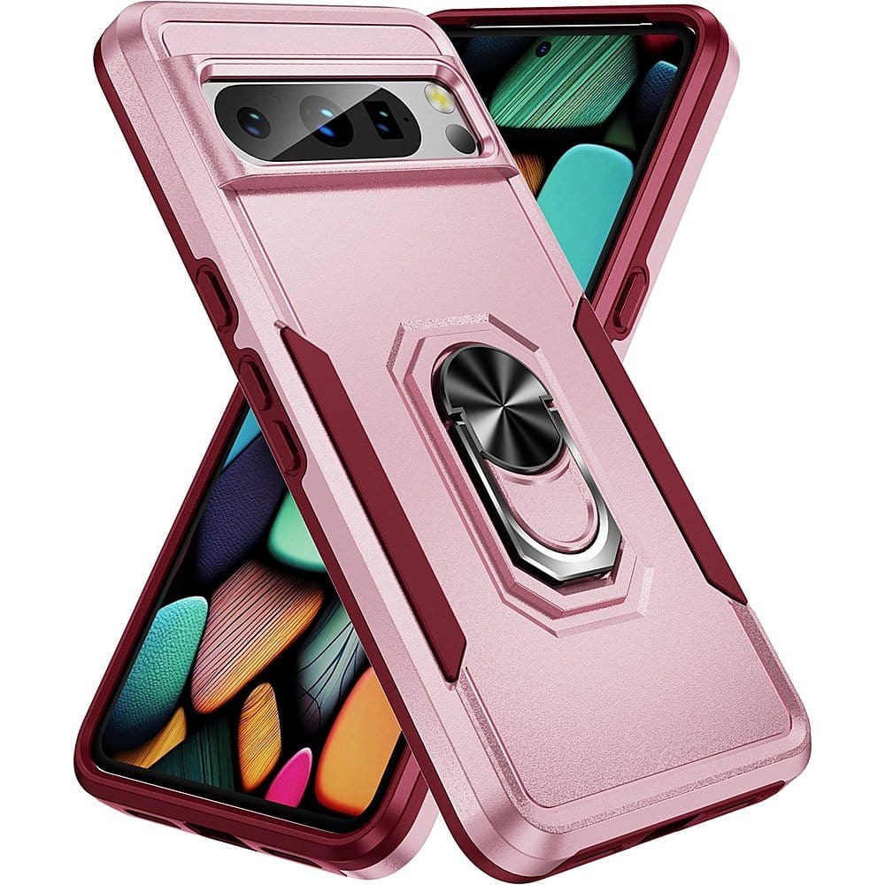 Military Kickstand Series Case for Google Pixel 8 Pro - Rose Gold