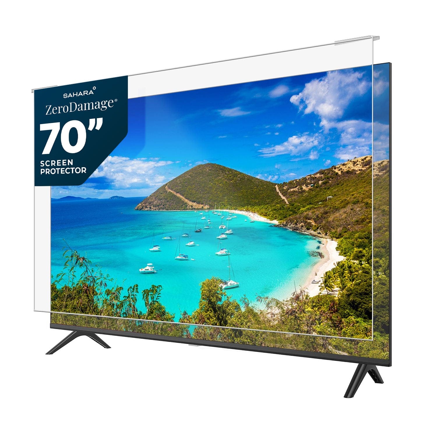 ZeroDamage Clear TV Screen Protector - Most 70" TVs