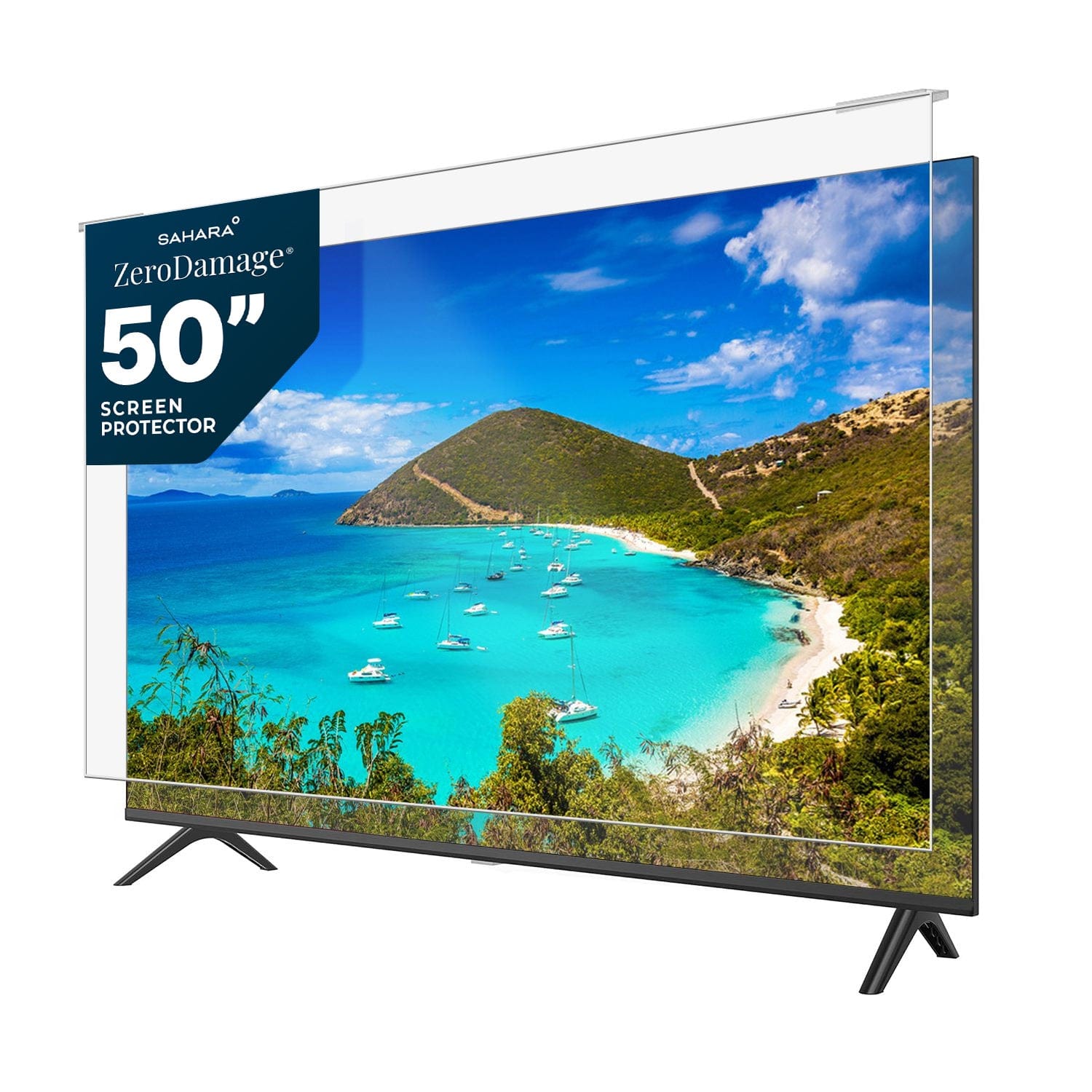 ZeroDamage Clear TV Screen Protector - Most 50" TVs