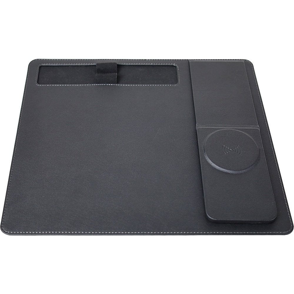 Office Mouse Pad with Wireless Charging - Black