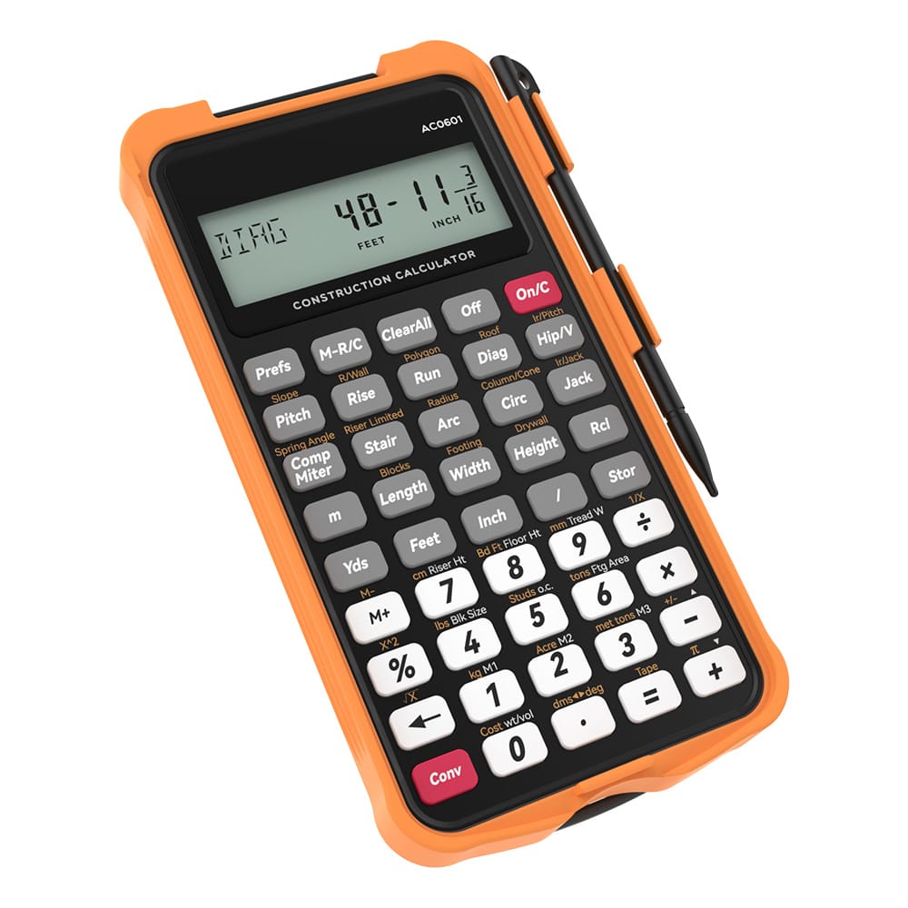 Sahara Construction Calculator - 200+ Engineering Functions & 2.6" LCD Display
