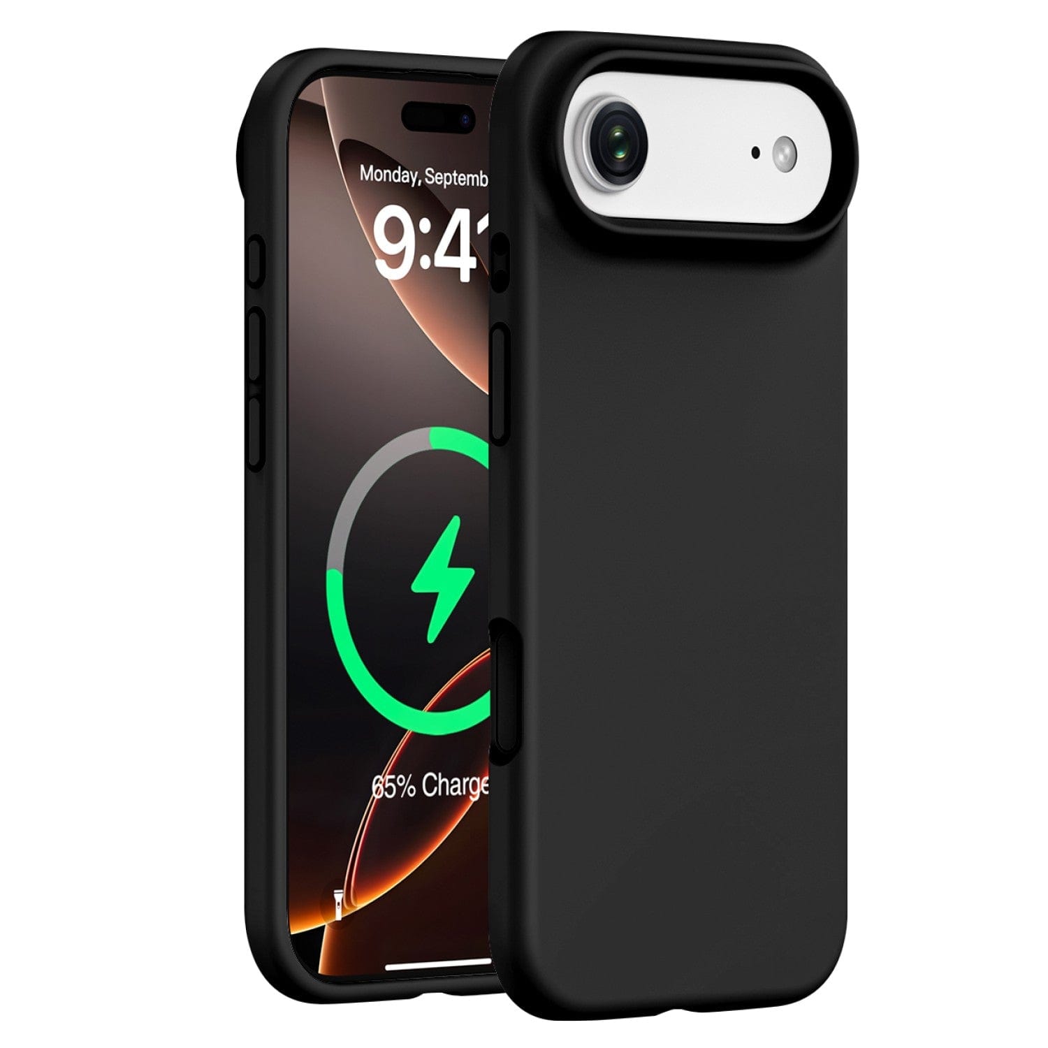 iPhone Air Case - Silicone MagSafe Anti-Slip | Venture Series, Scorpion Black
