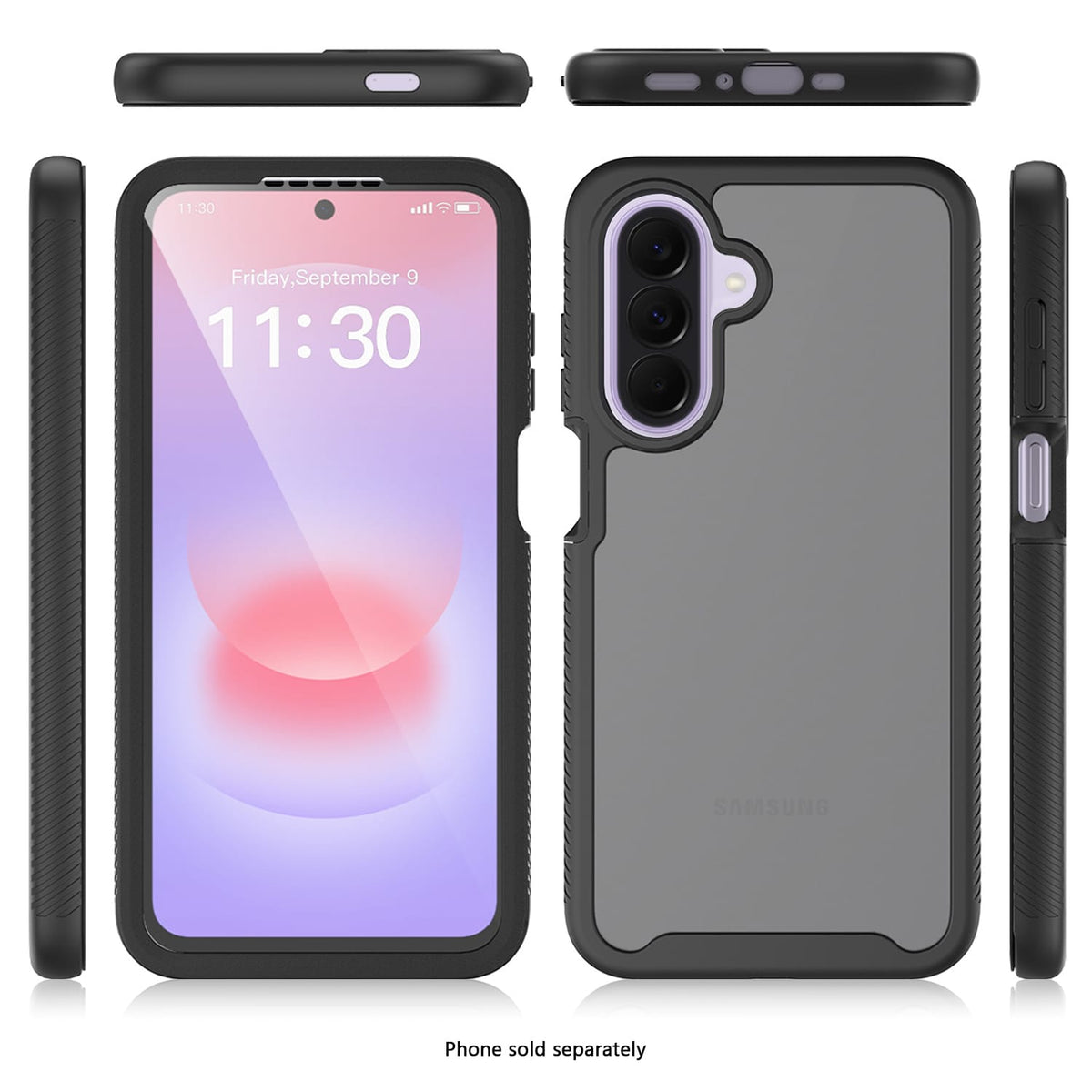 Galaxy A27 Case with Built-in Screen Protector - Full Body Anti-Slip Grip | Raider Series
