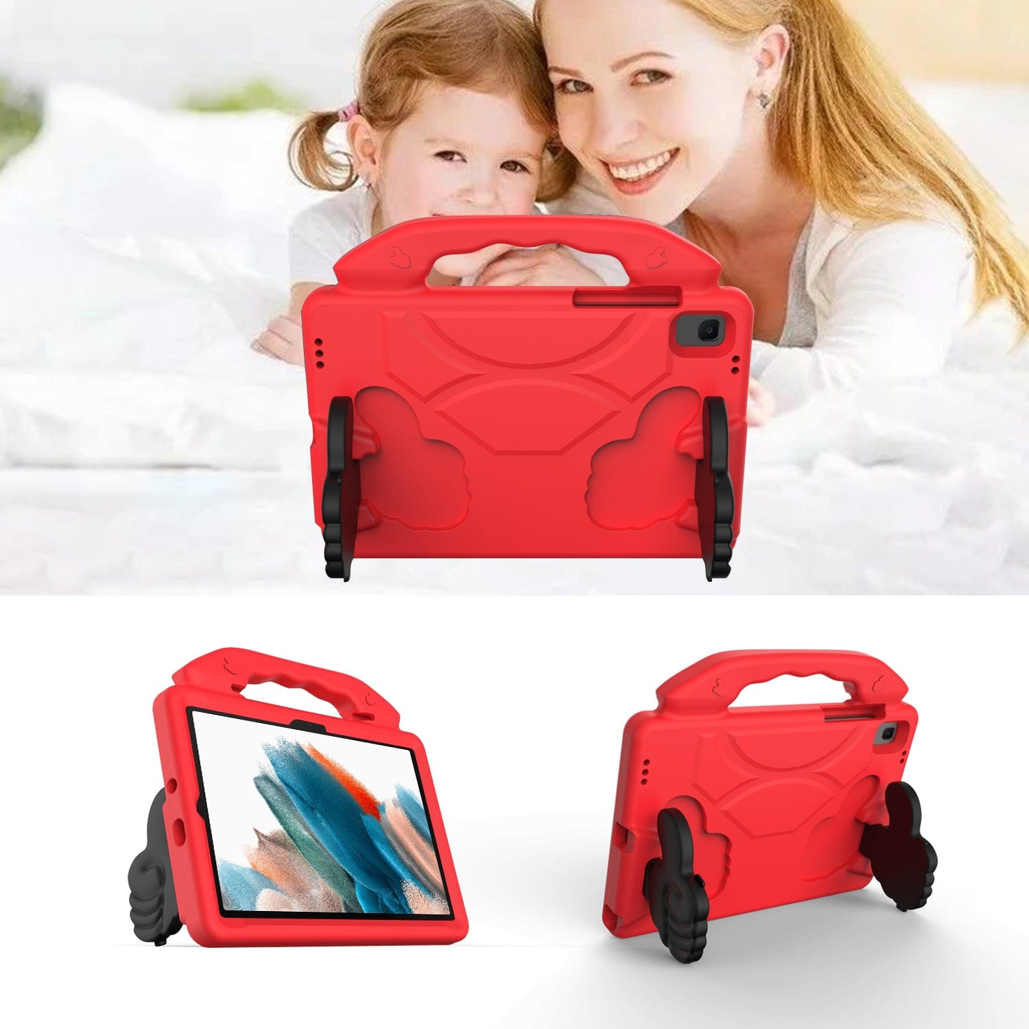 Wander Series Thumbs-up Kickstand Kid-Proof Case - Galaxy Tab A8