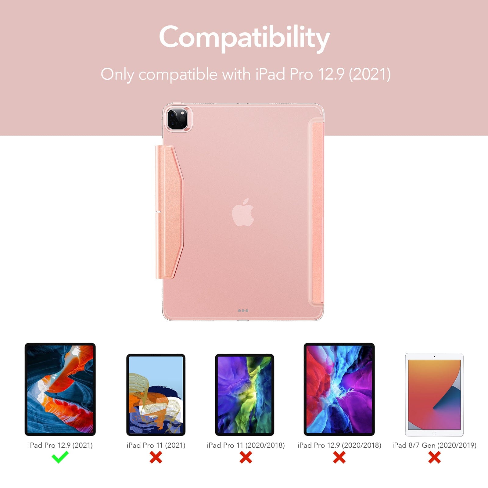 Venture Series Tri-Fold Magnetic Case - iPad Pro 12.9"