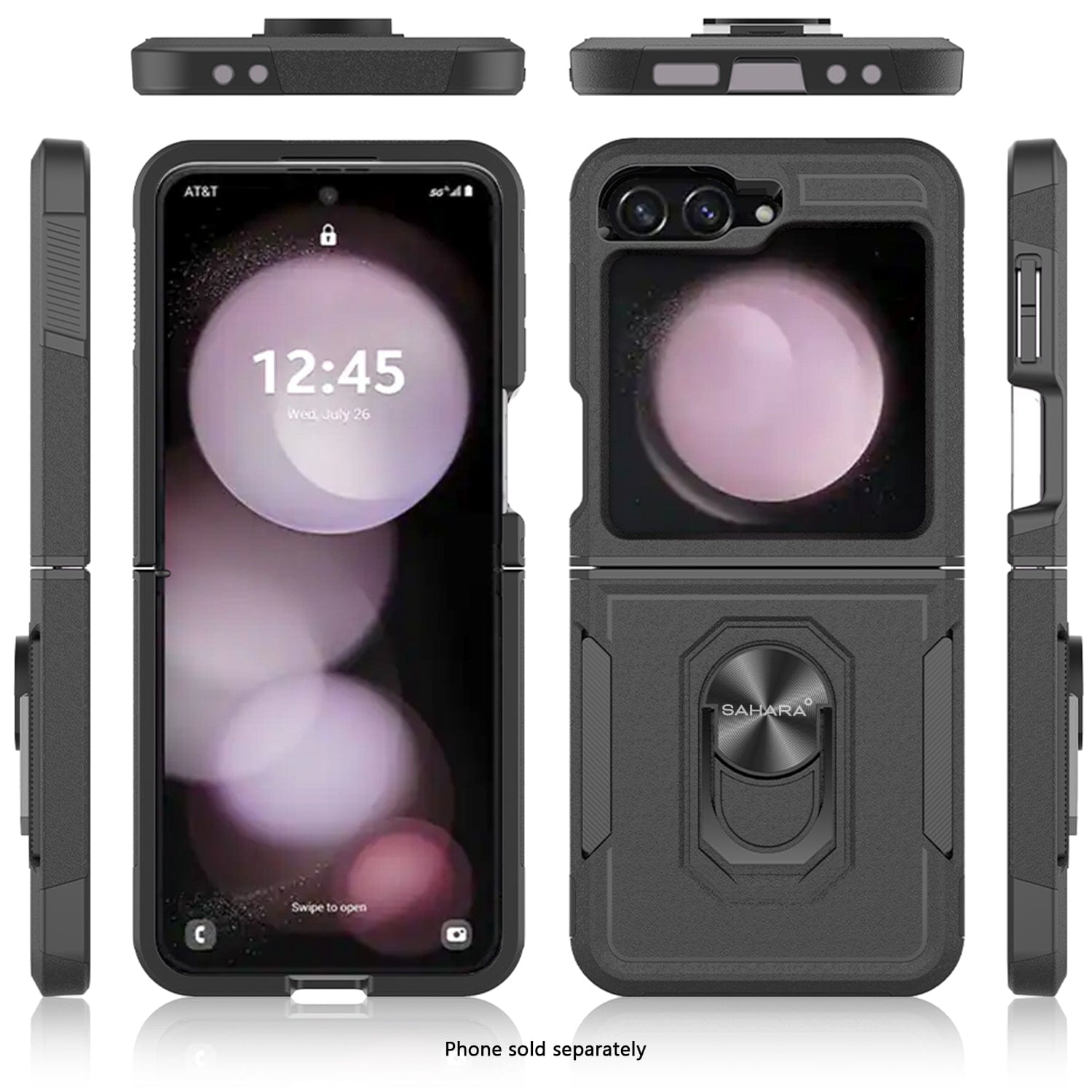 Raider Series Heavy Duty Case for Samsung Galaxy Z Flip7 FE - Scorpion Black