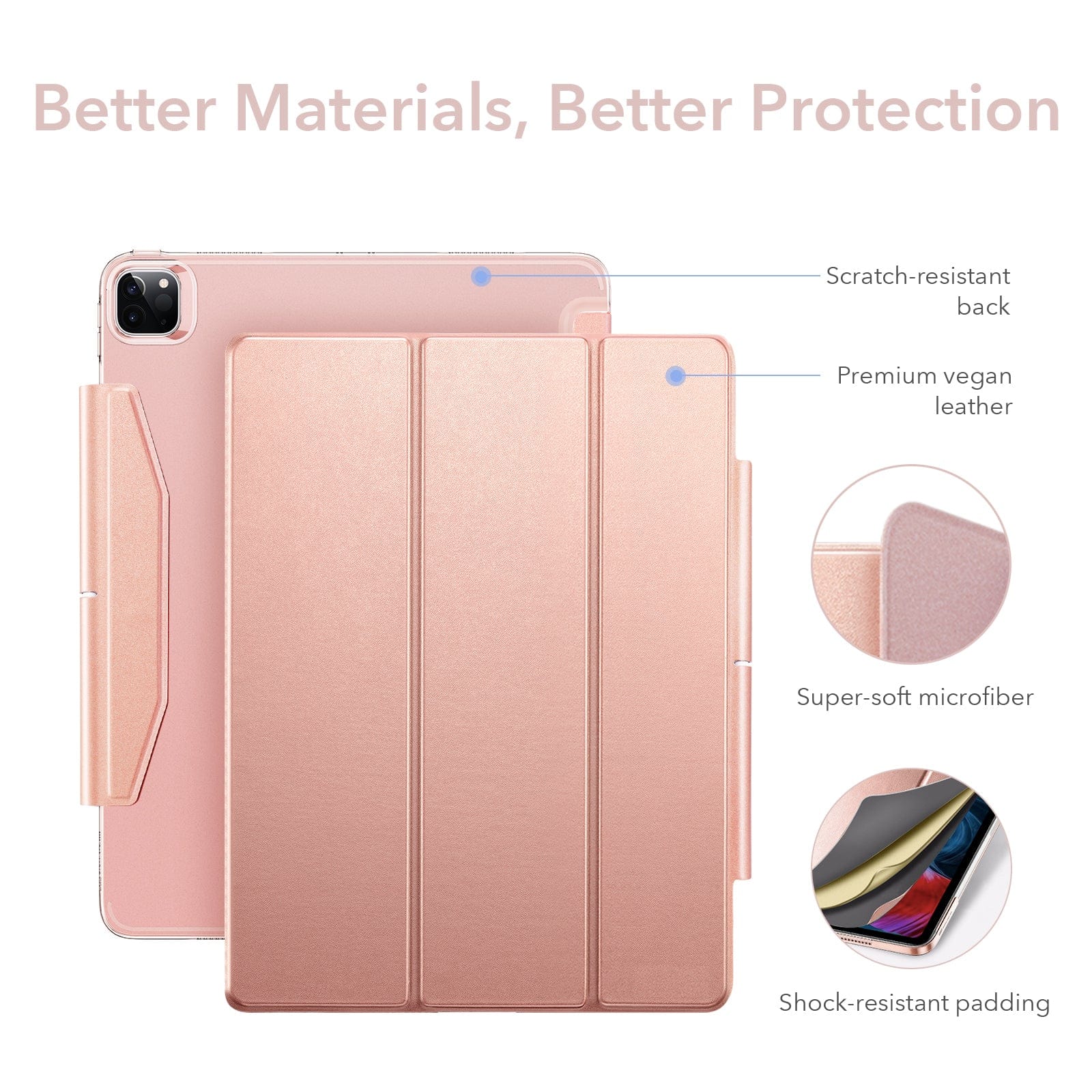 Venture Series Tri-Fold Magnetic Case - iPad Pro 12.9"